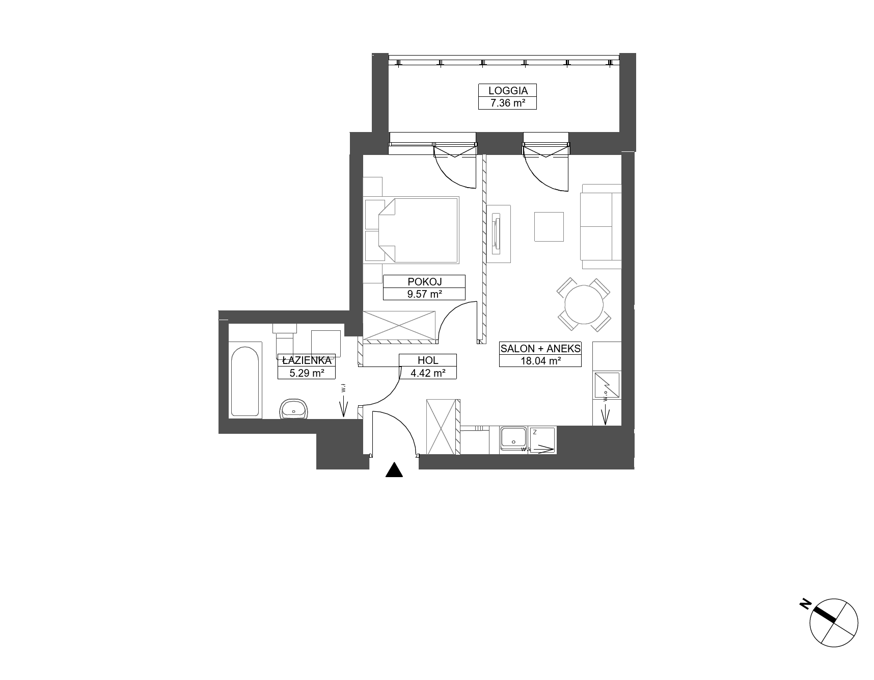 WENDY – inwestycja Robyg - lokal C.5M03
