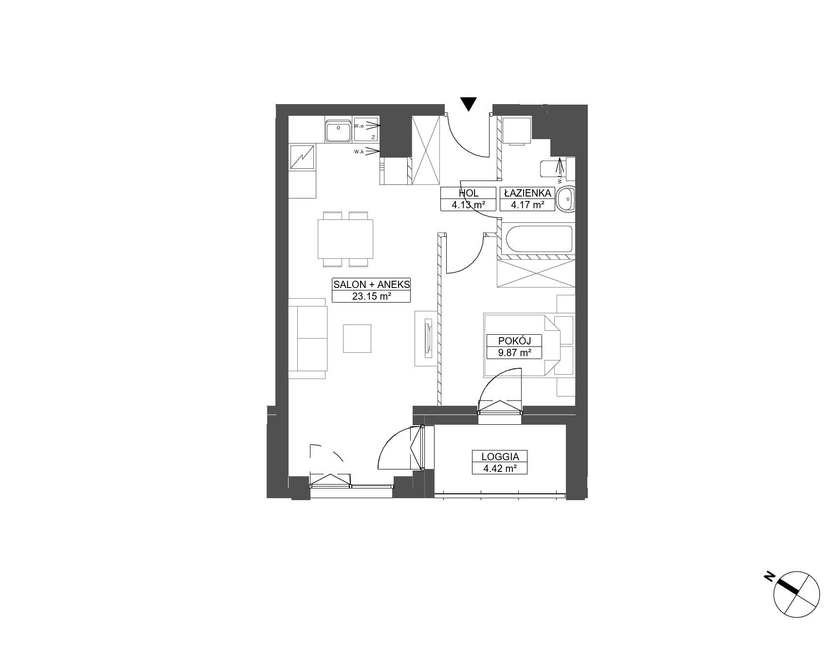WENDY – inwestycja Robyg - lokal C.2M10