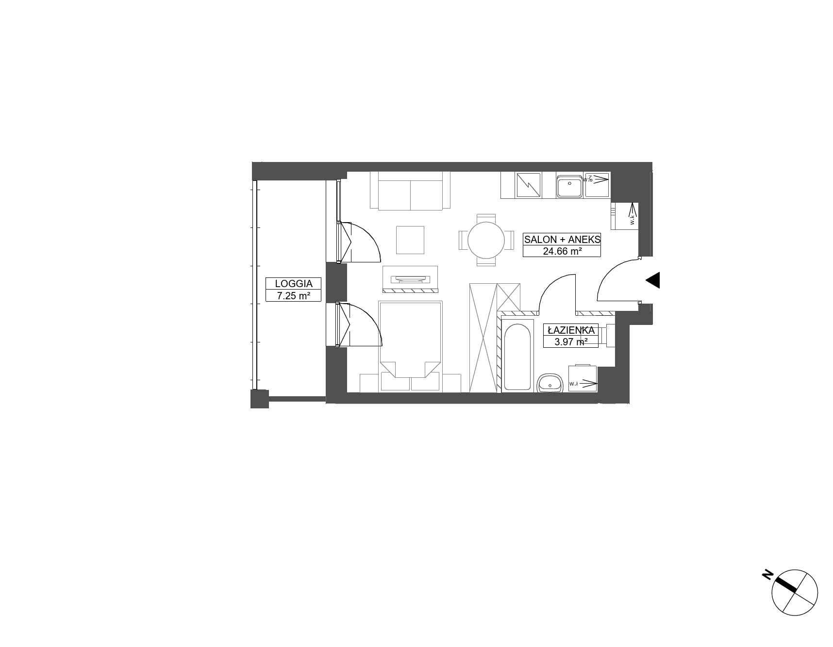 WENDY – inwestycja Robyg - lokal C.2M16
