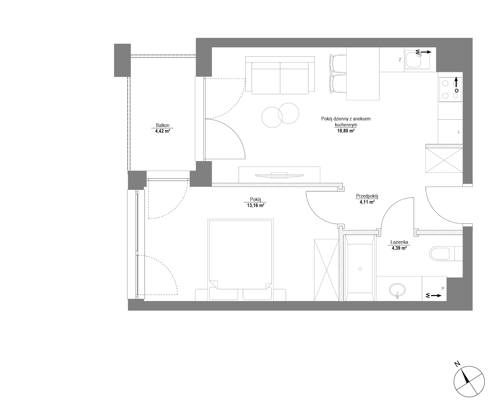 Elektrovnia Garbary – inwestycja Robyg - lokal 2.5M24