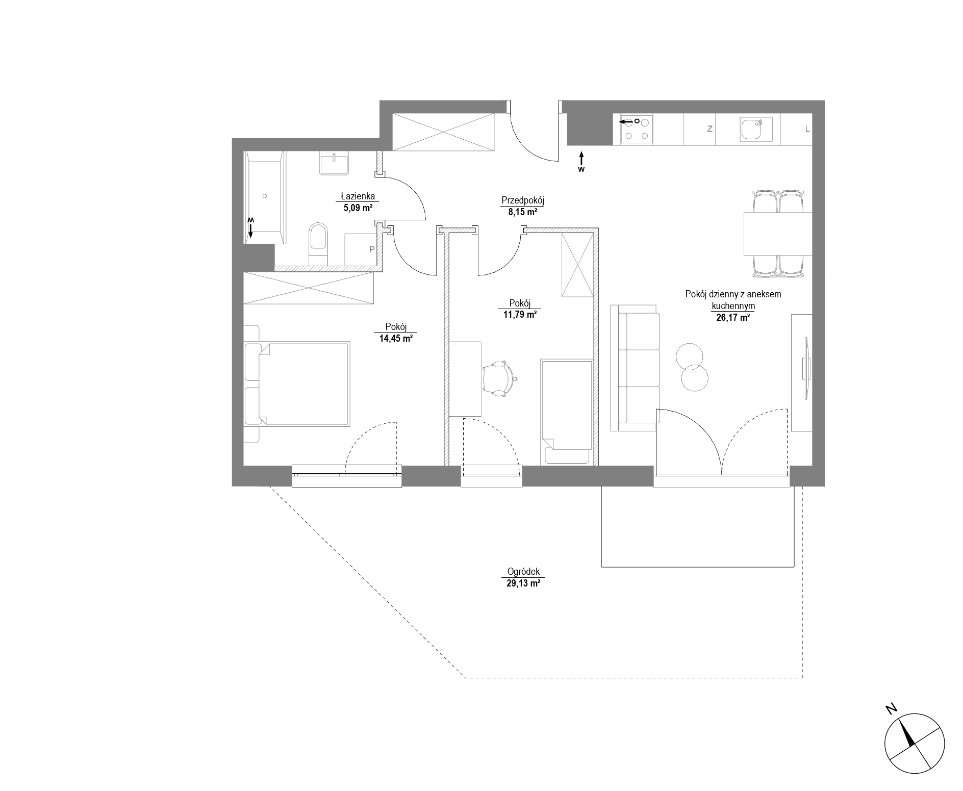 Elektrovnia Garbary – inwestycja Robyg - lokal 2.0M23