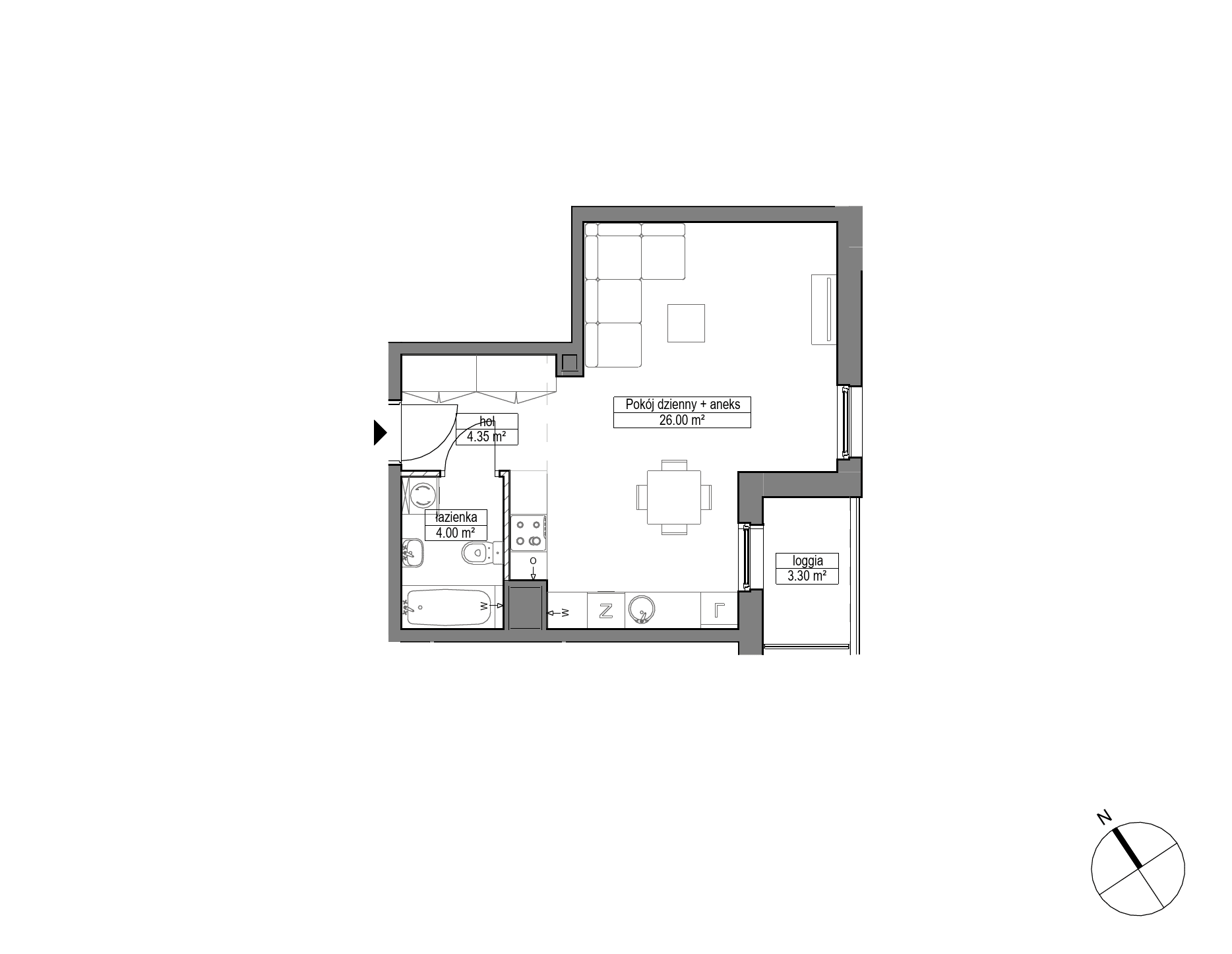 Dobre Miejsce – inwestycja Robyg - lokal A.5M01