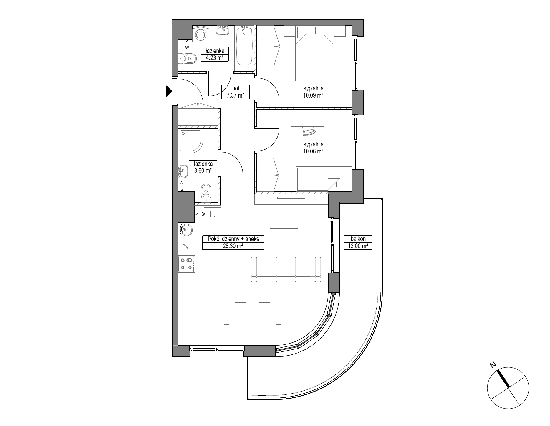 Dobre Miejsce – inwestycja Robyg - lokal A.5M19