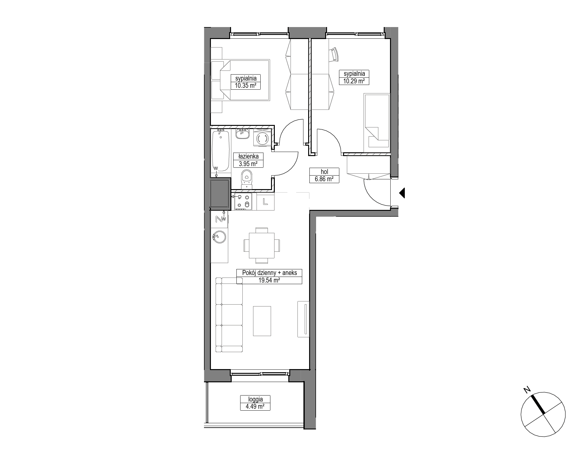 Dobre Miejsce – inwestycja Robyg - lokal A.4M09