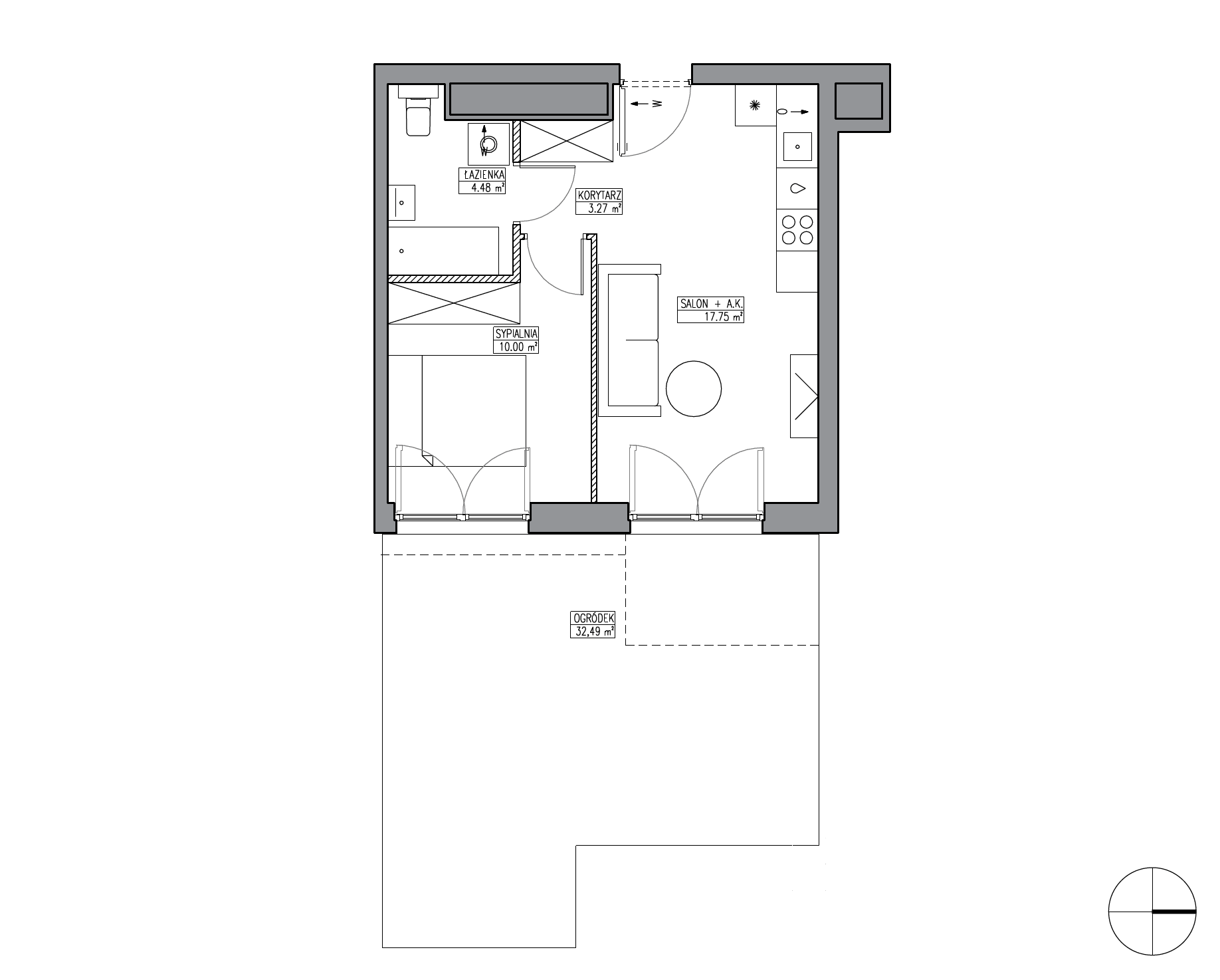 Apartamenty Krakowska - lokal KR6/A/0/1, budynek A