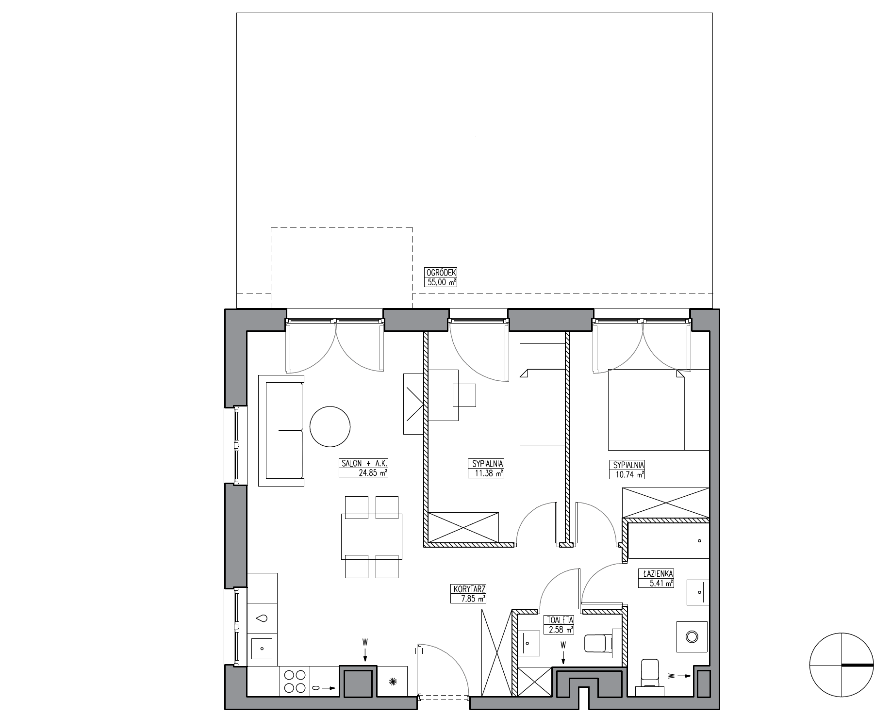 Apartamenty Krakowska - lokal KR6/A/0/4, budynek A