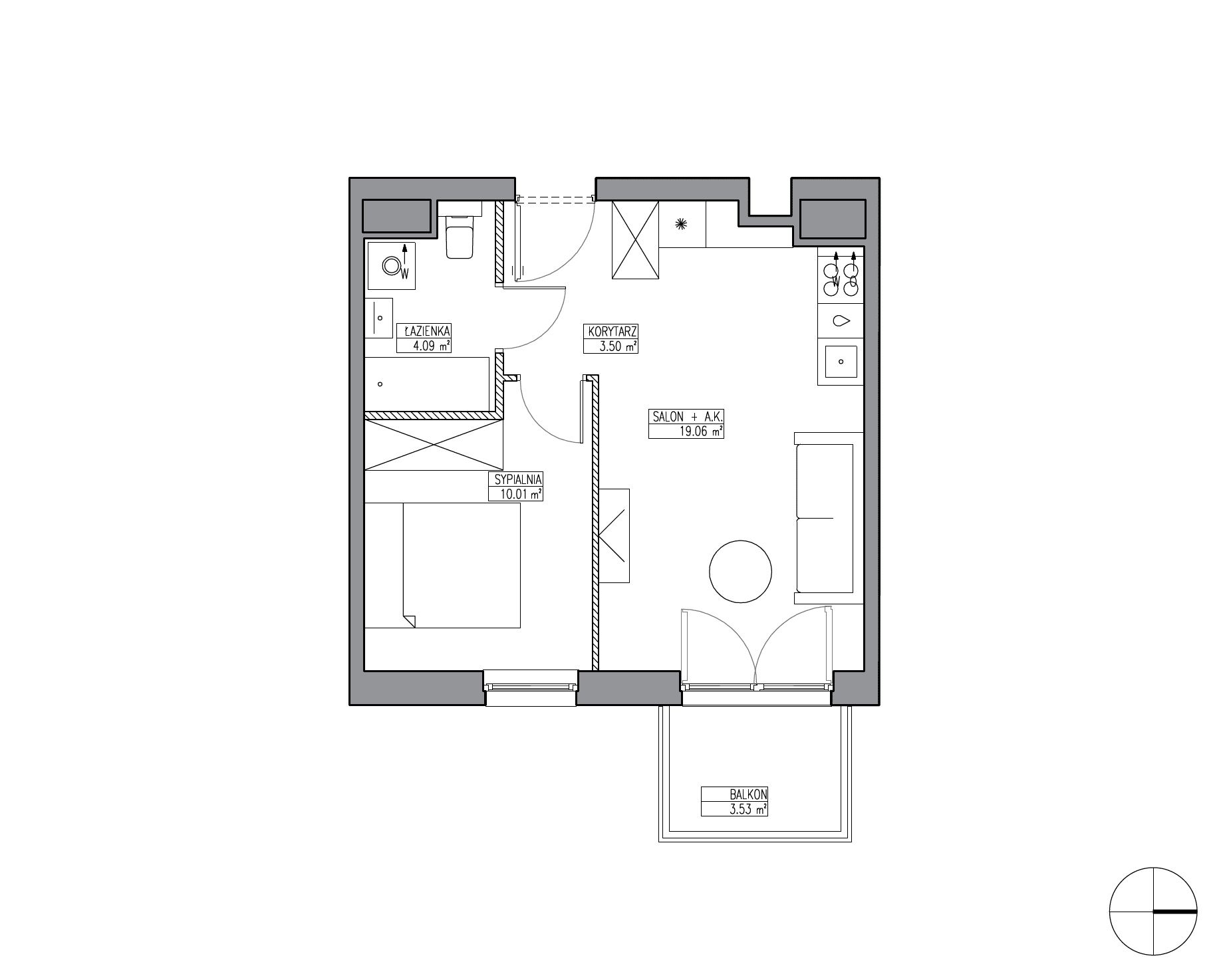 Apartamenty Krakowska - lokal KR6/A/2/2, budynek A