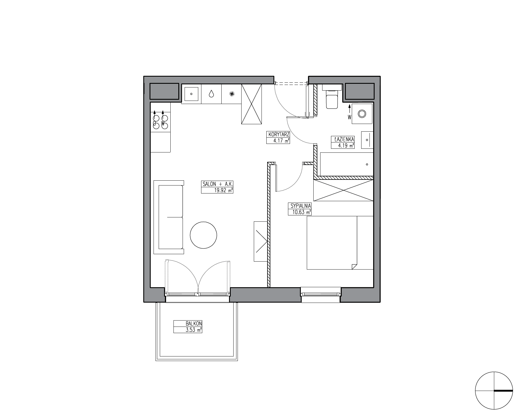Apartamenty Krakowska - lokal KR6/A/5/3, budynek A