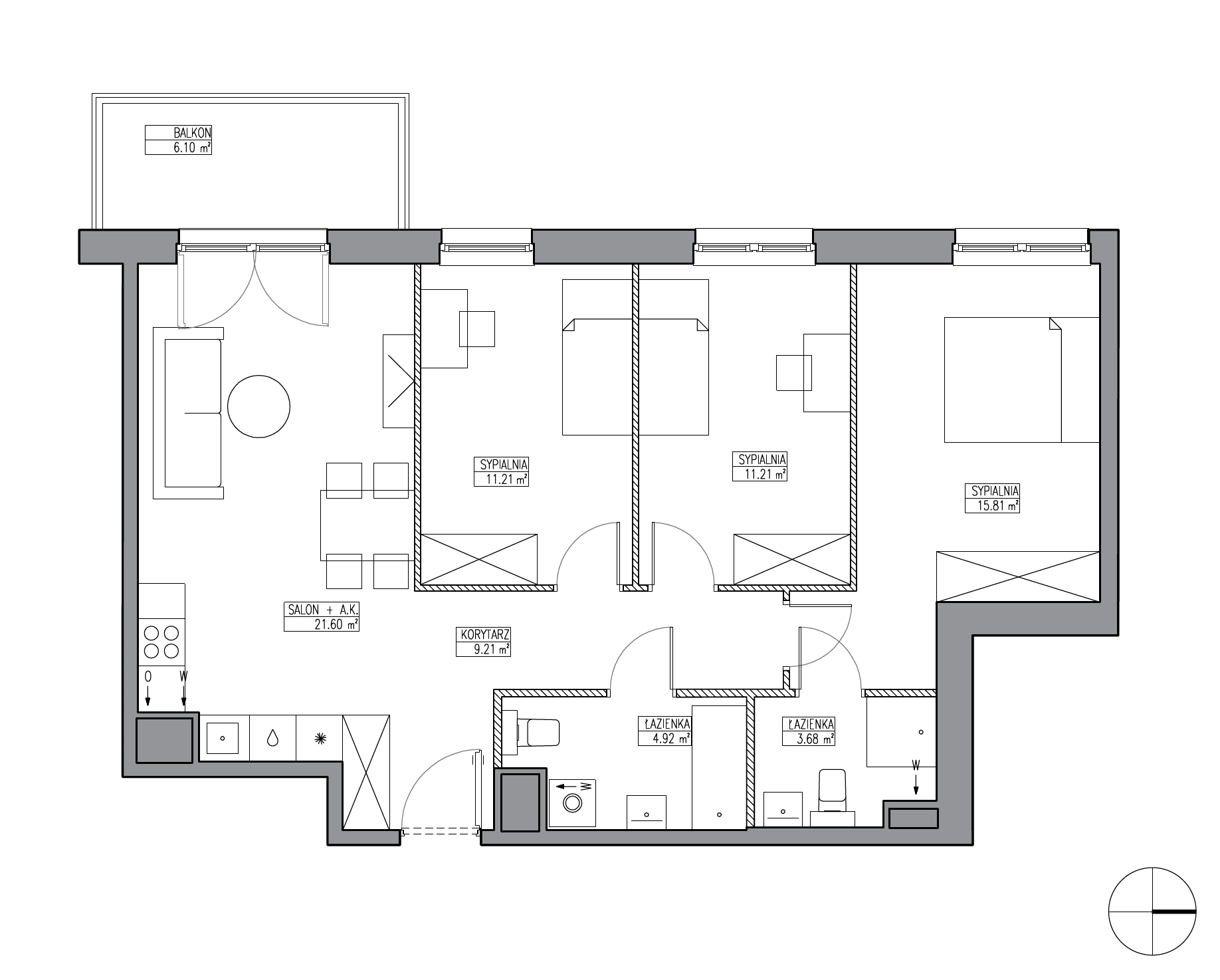 Apartamenty Krakowska - lokal KR6/A/6/6, budynek A