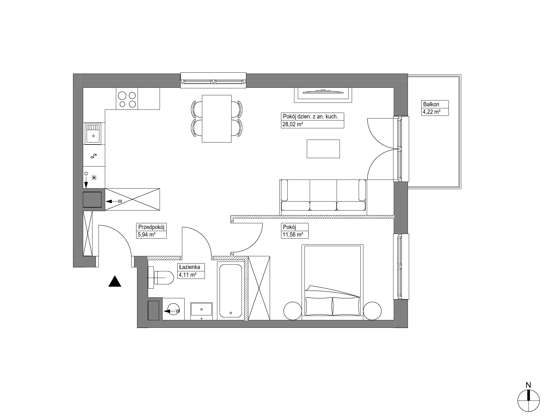 Apartamenty Krakowska - lokal KR8/A/5/6, budynek A