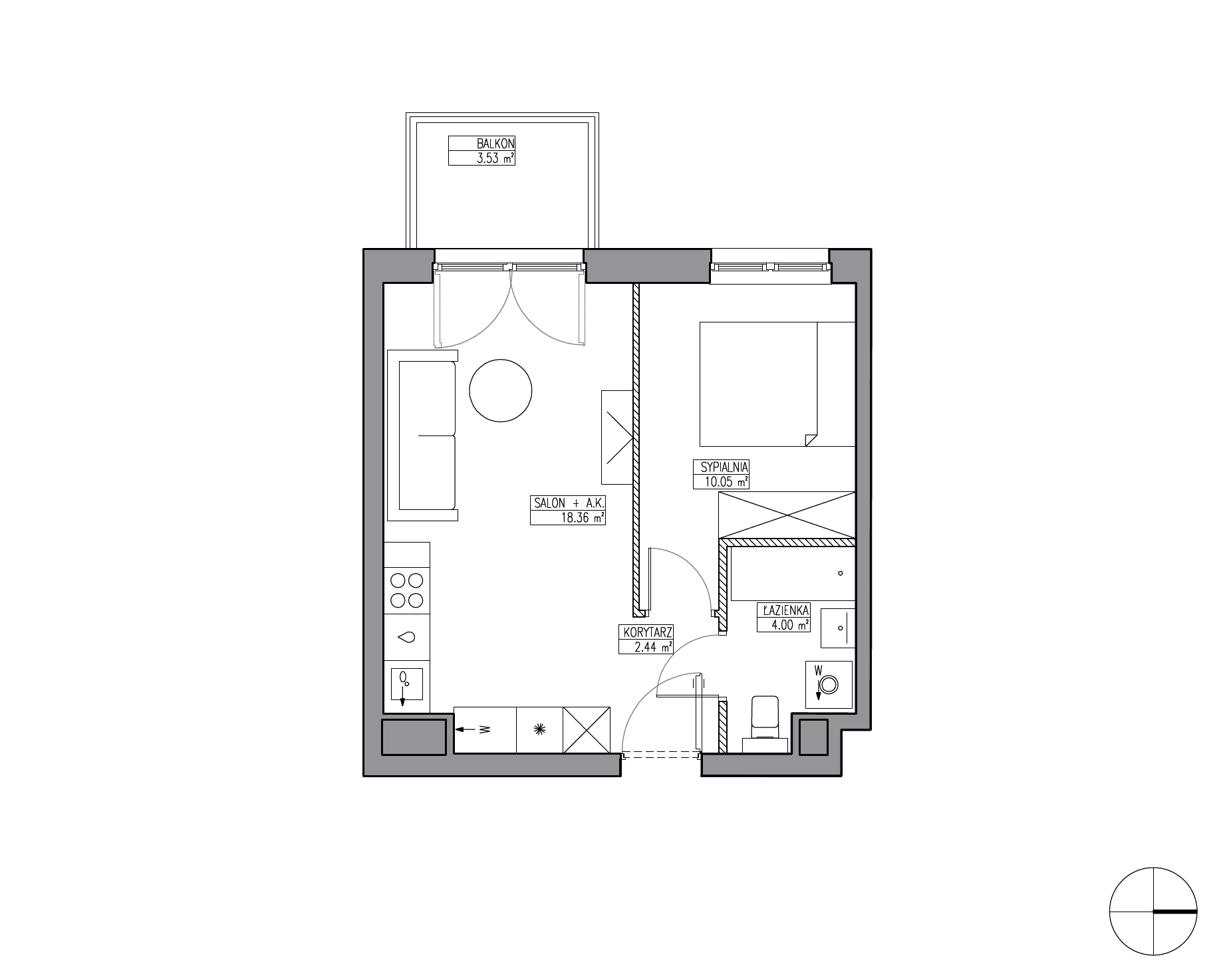 Apartamenty Krakowska - lokal KR6/C/3/1, budynek C