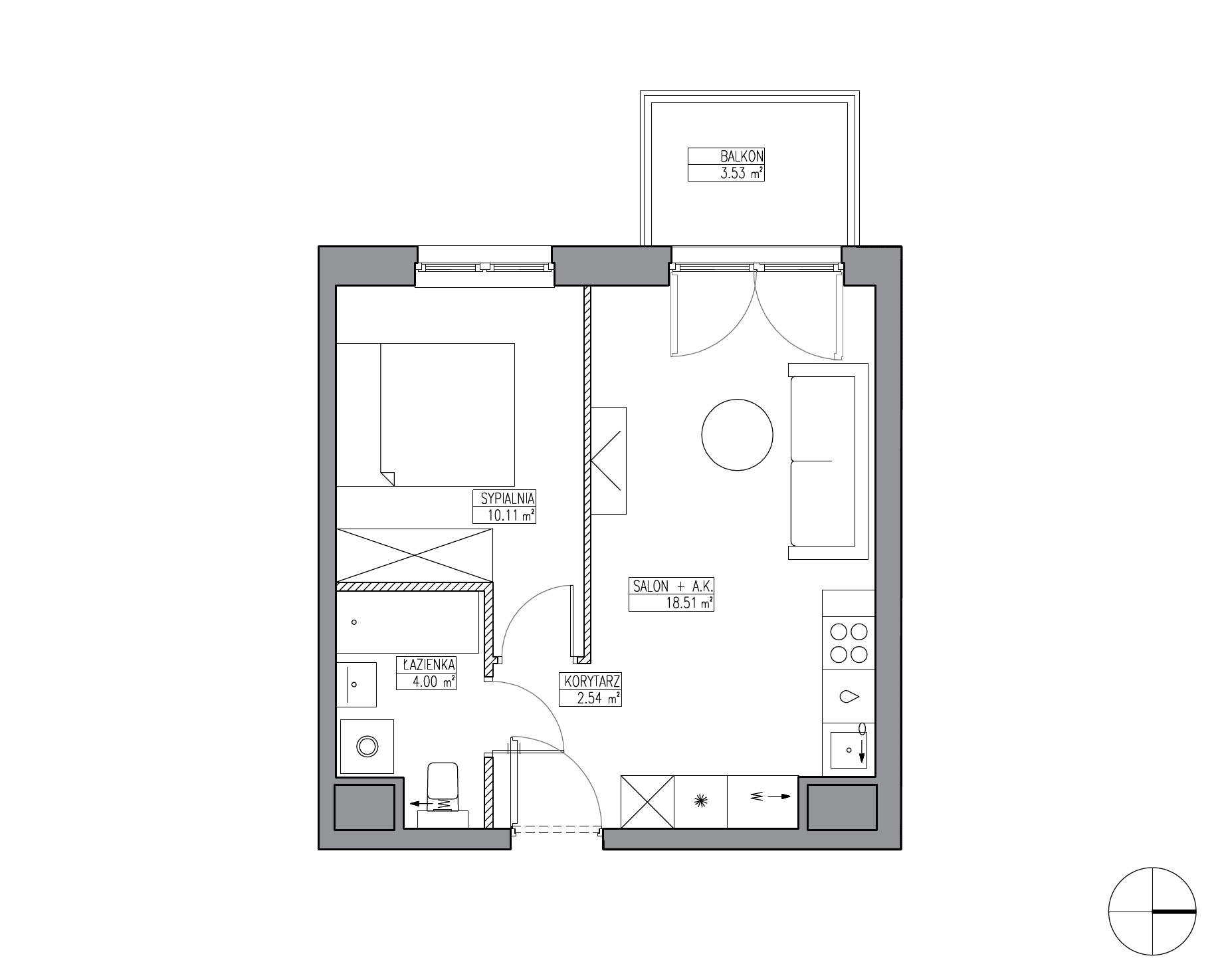 Apartamenty Krakowska - lokal KR6/C/5/9, budynek C