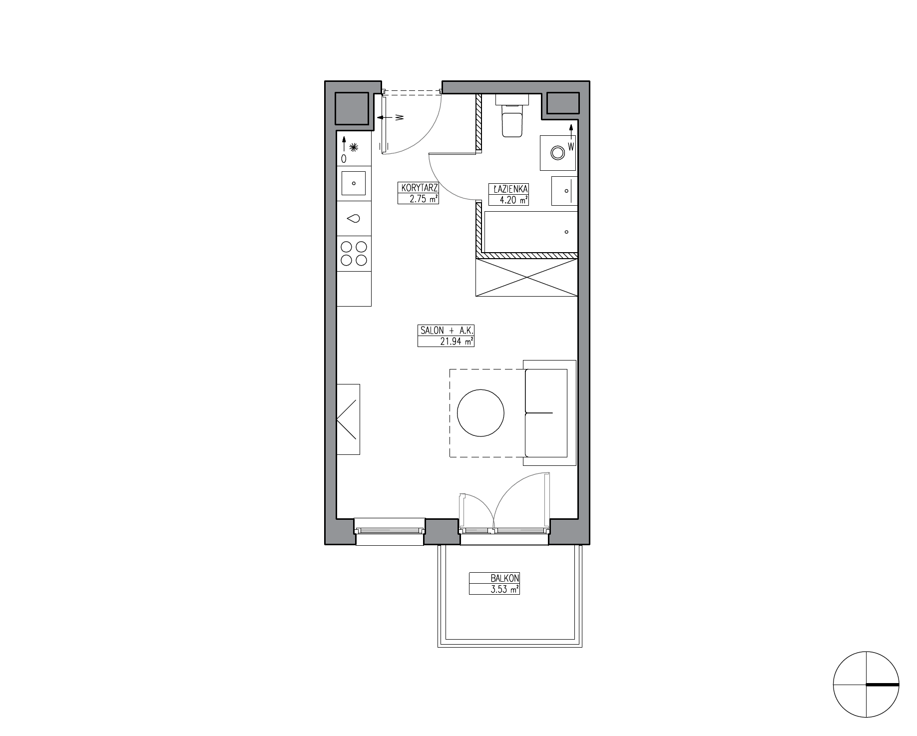 Apartamenty Krakowska - lokal KR6/C/6/4, budynek C