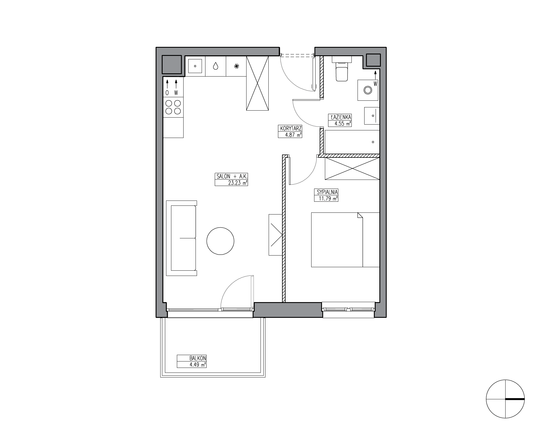 Apartamenty Krakowska - lokal KR6/C/6/5, budynek C