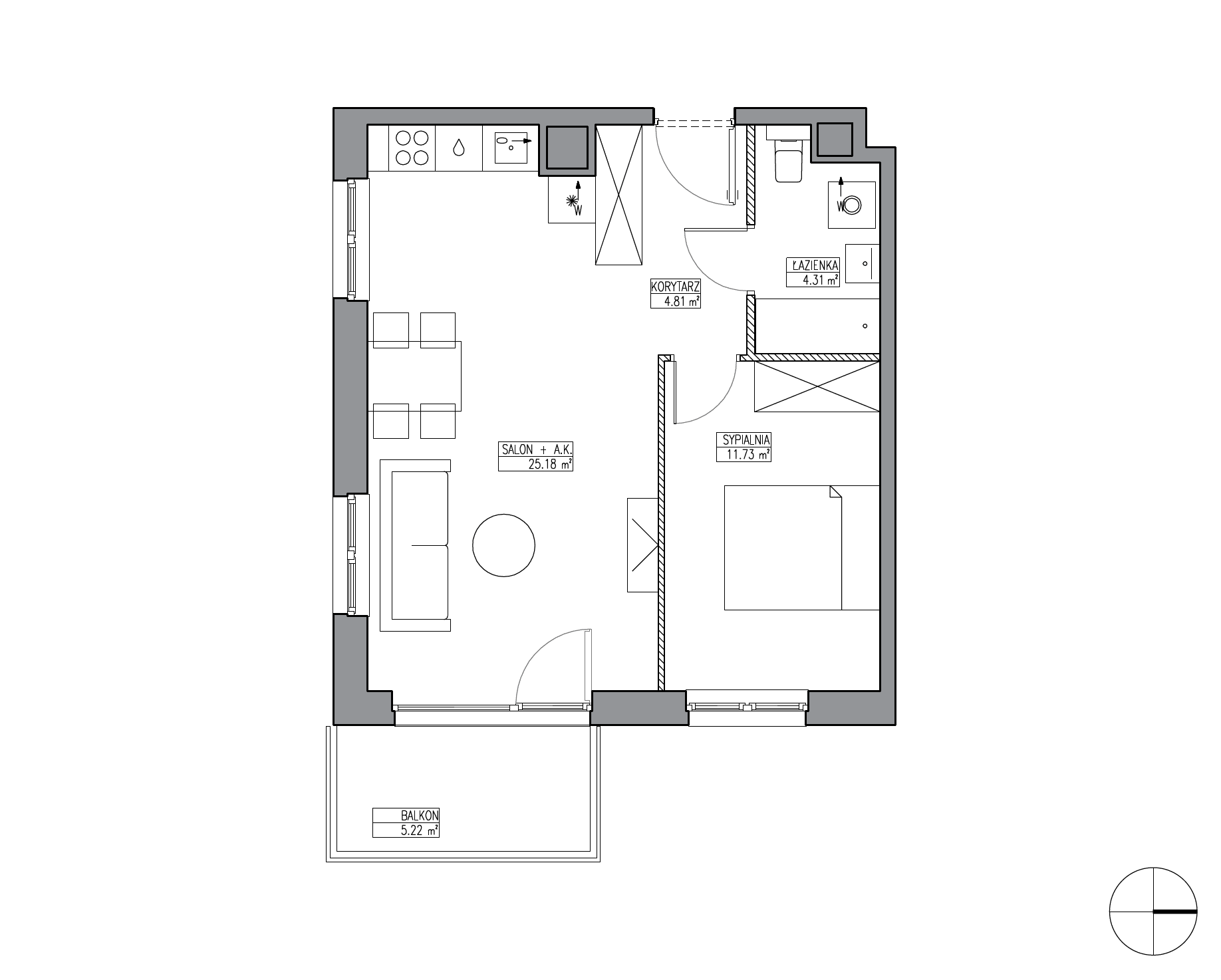 Apartamenty Krakowska - lokal KR6/C/6/7, budynek C