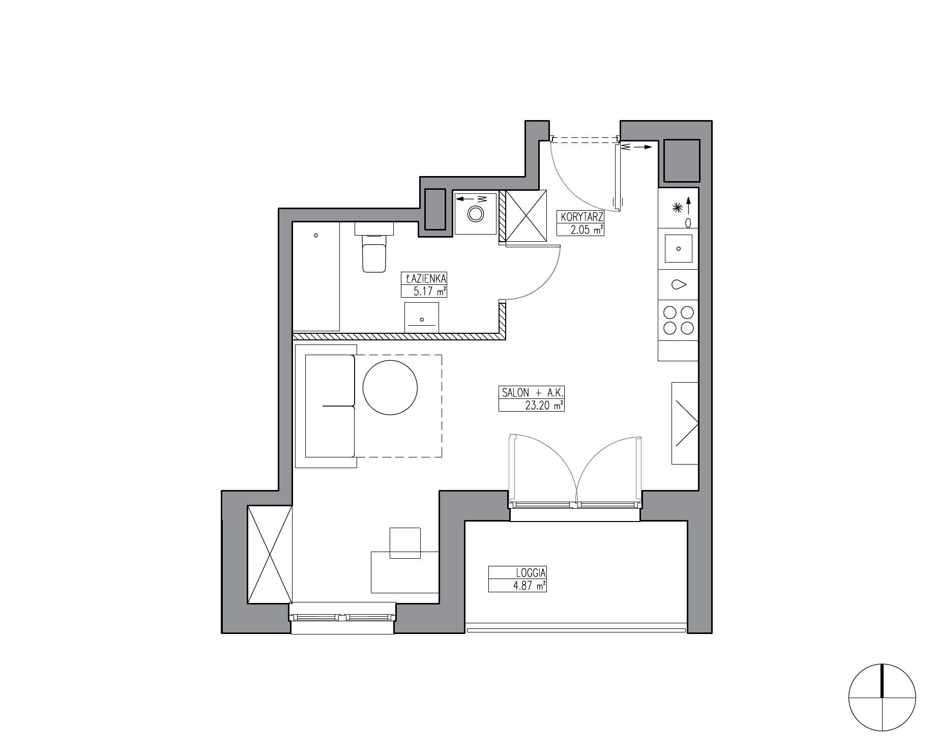 Apartamenty Krakowska - lokal KR6/B/5/4, budynek B