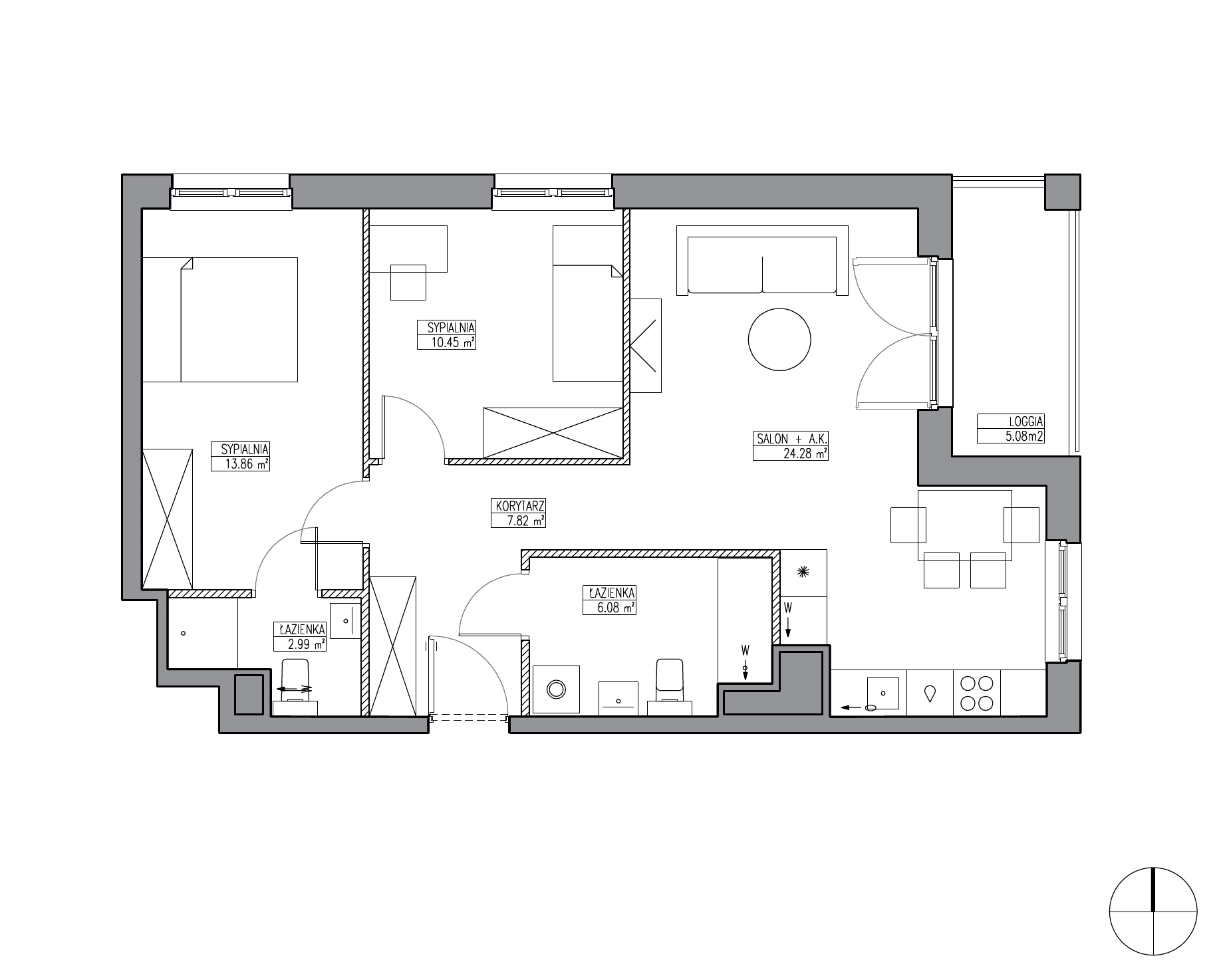 Apartamenty Krakowska - lokal KR6/B/6/1, budynek B
