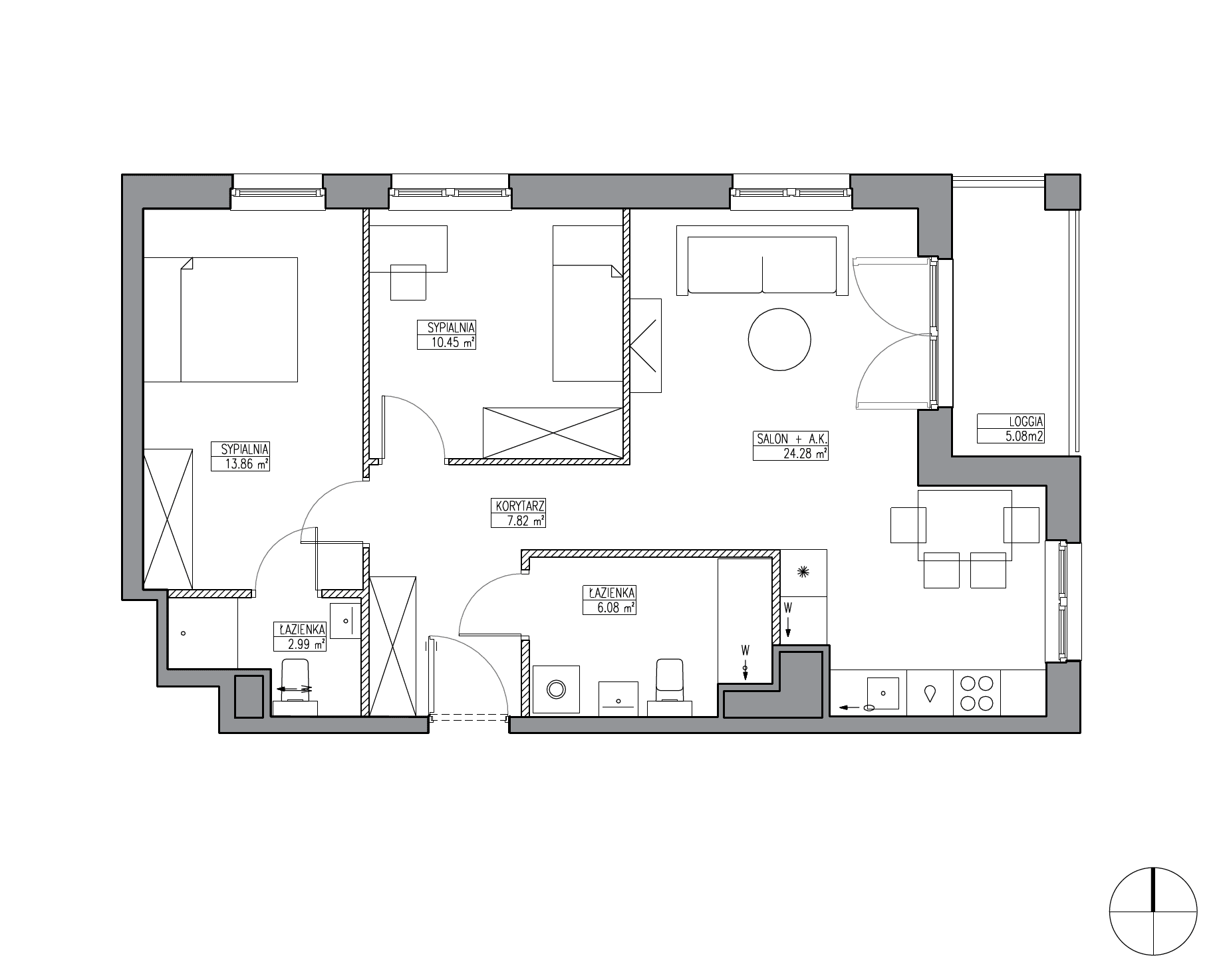 Apartamenty Krakowska - lokal KR6/B/7/1, budynek B