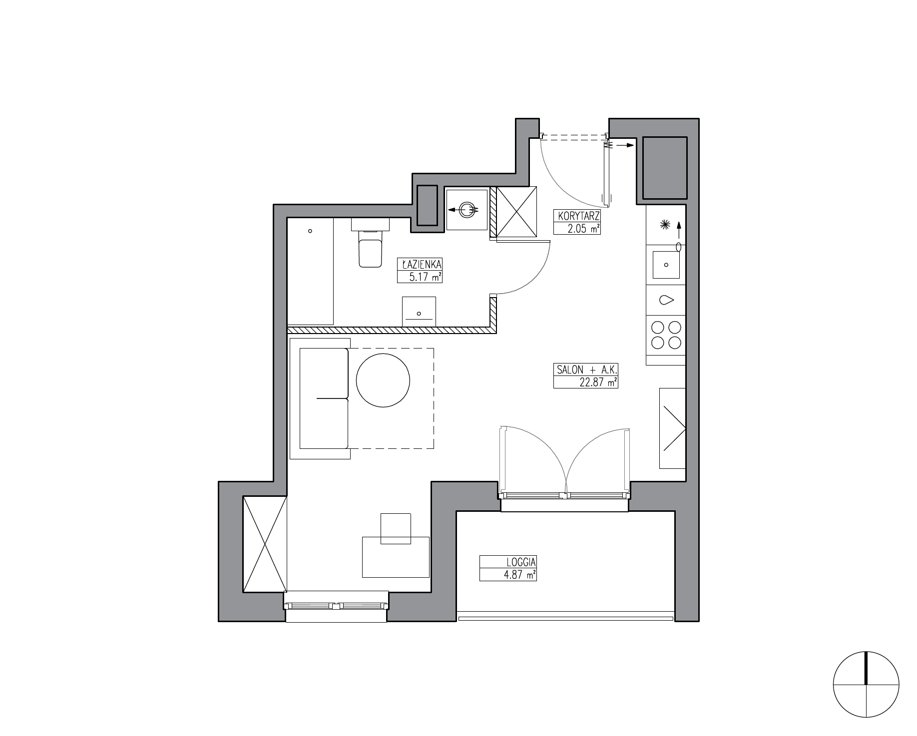 Apartamenty Krakowska - lokal KR6/B/9/4, budynek B