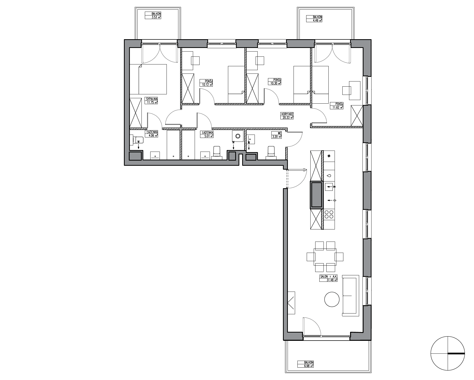 Apartamenty Krakowska - lokal KR6/C/1/1, budynek C