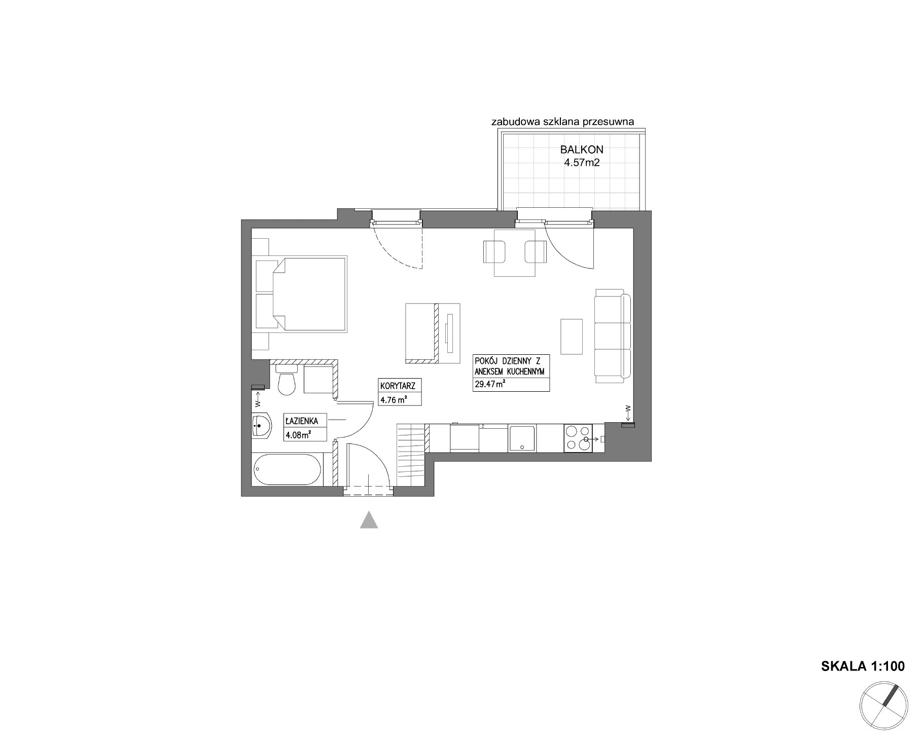 Nowa Wałowa – inwestycja Robyg - lokal I1.2M22