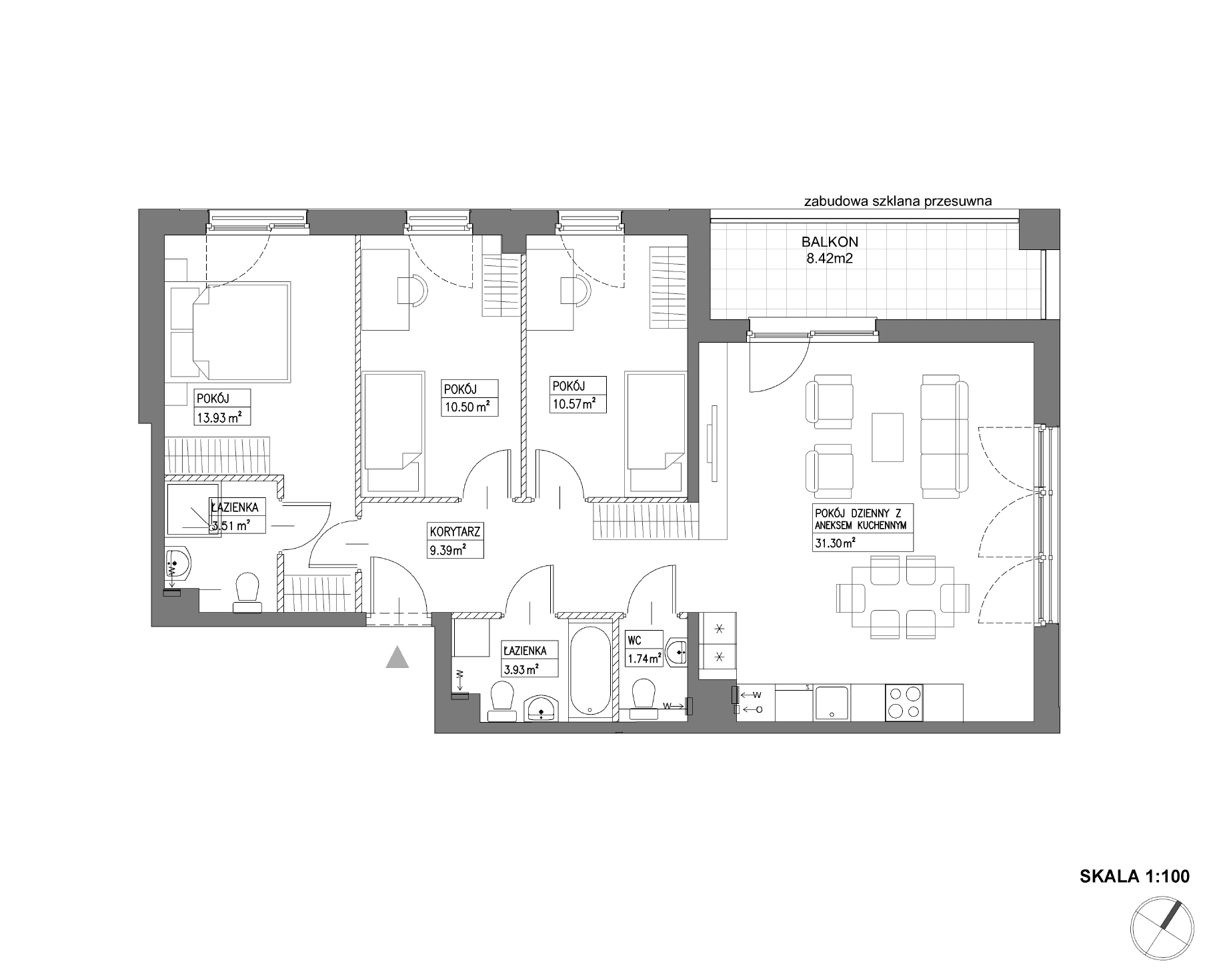 Nowa Wałowa – inwestycja Robyg - lokal I1.2M23