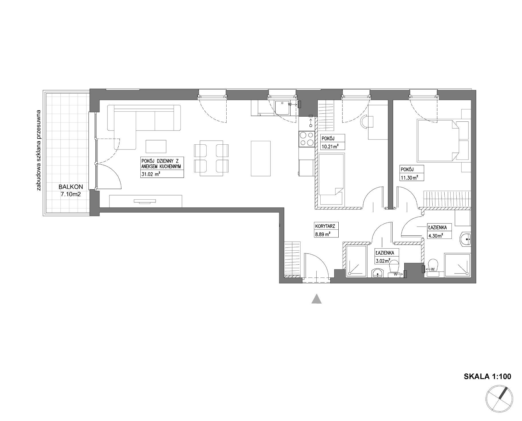 Nowa Wałowa – inwestycja Robyg - lokal I1.4M13
