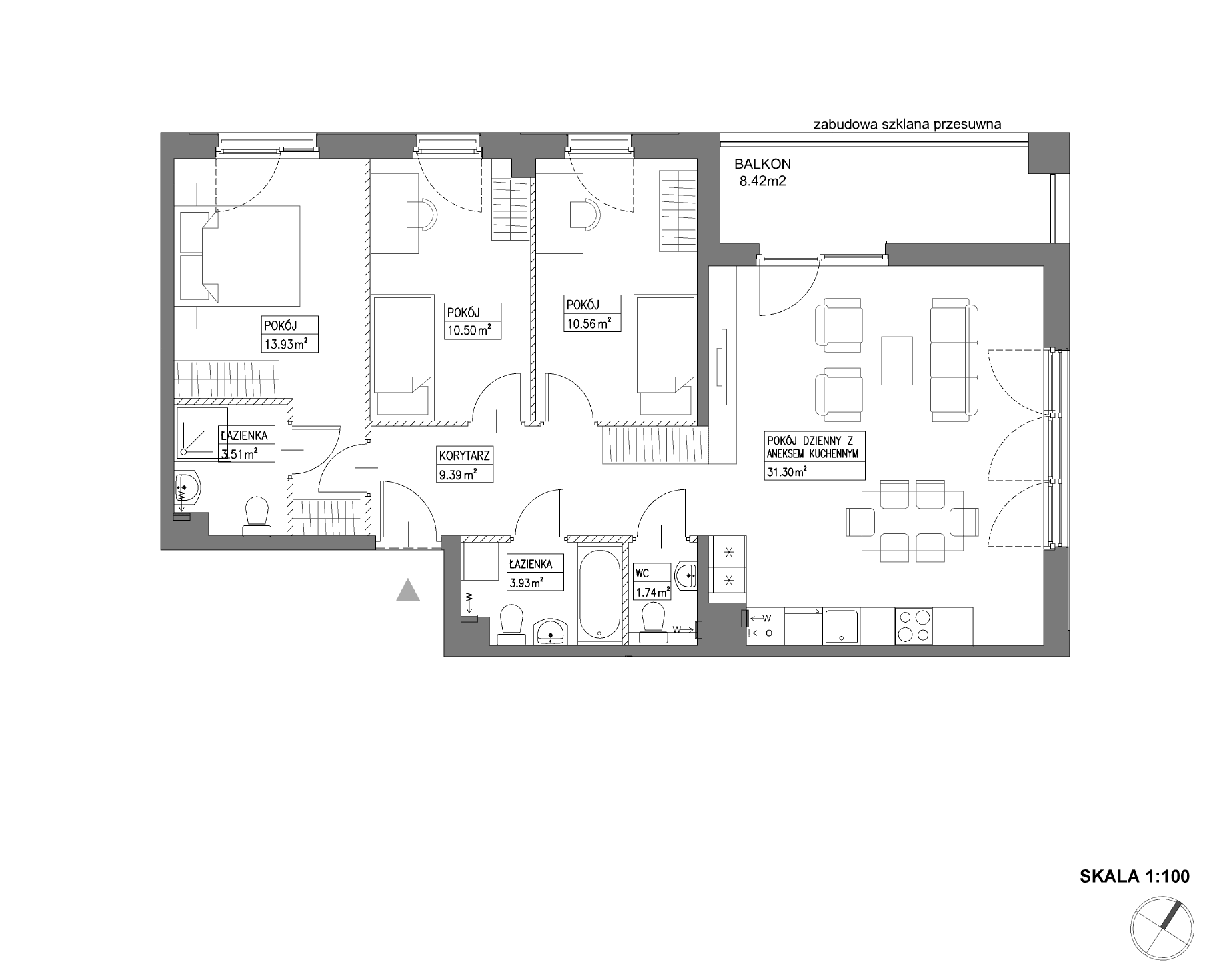 Nowa Wałowa – inwestycja Robyg - lokal I1.4M23