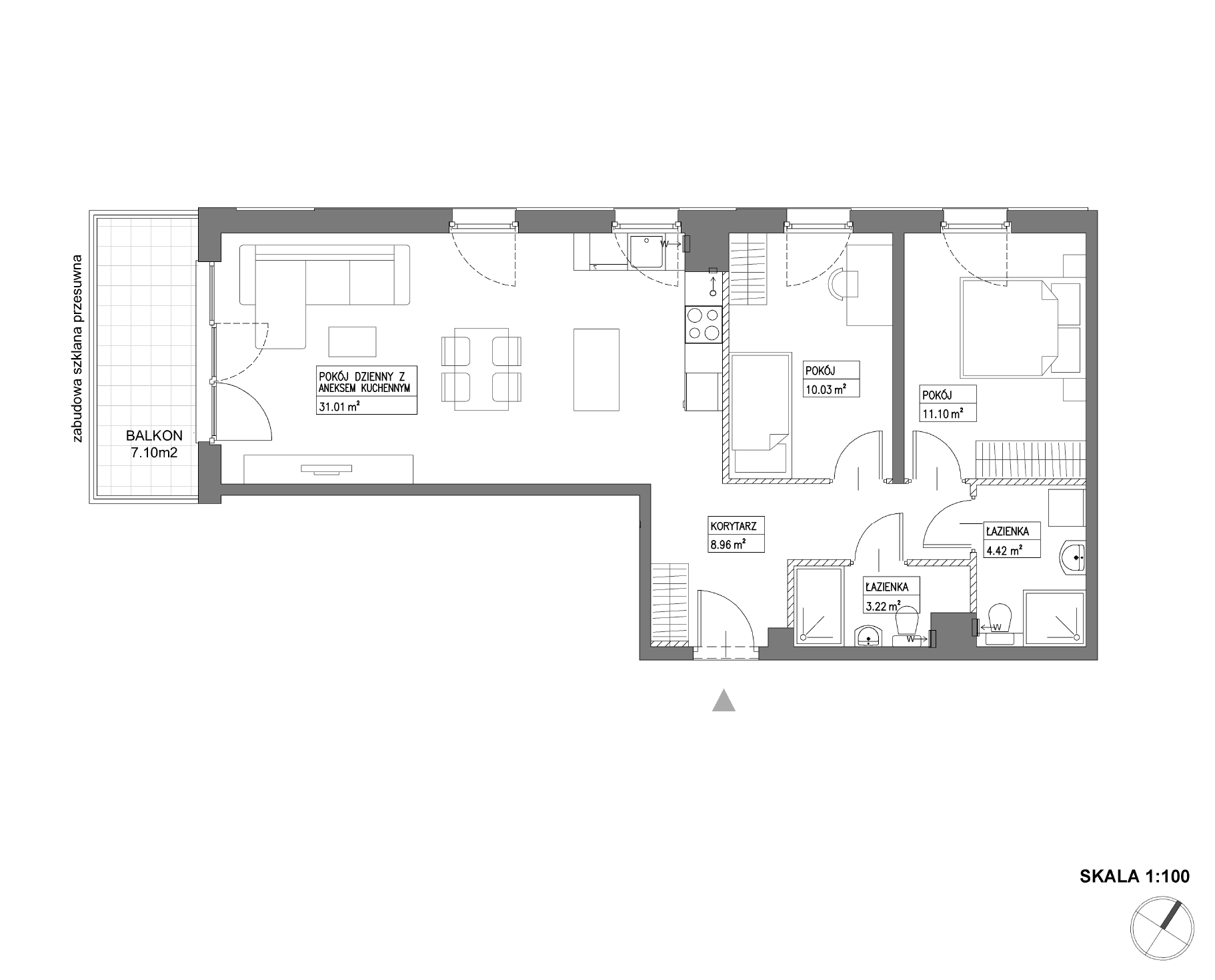Nowa Wałowa – inwestycja Robyg - lokal I1.5M13