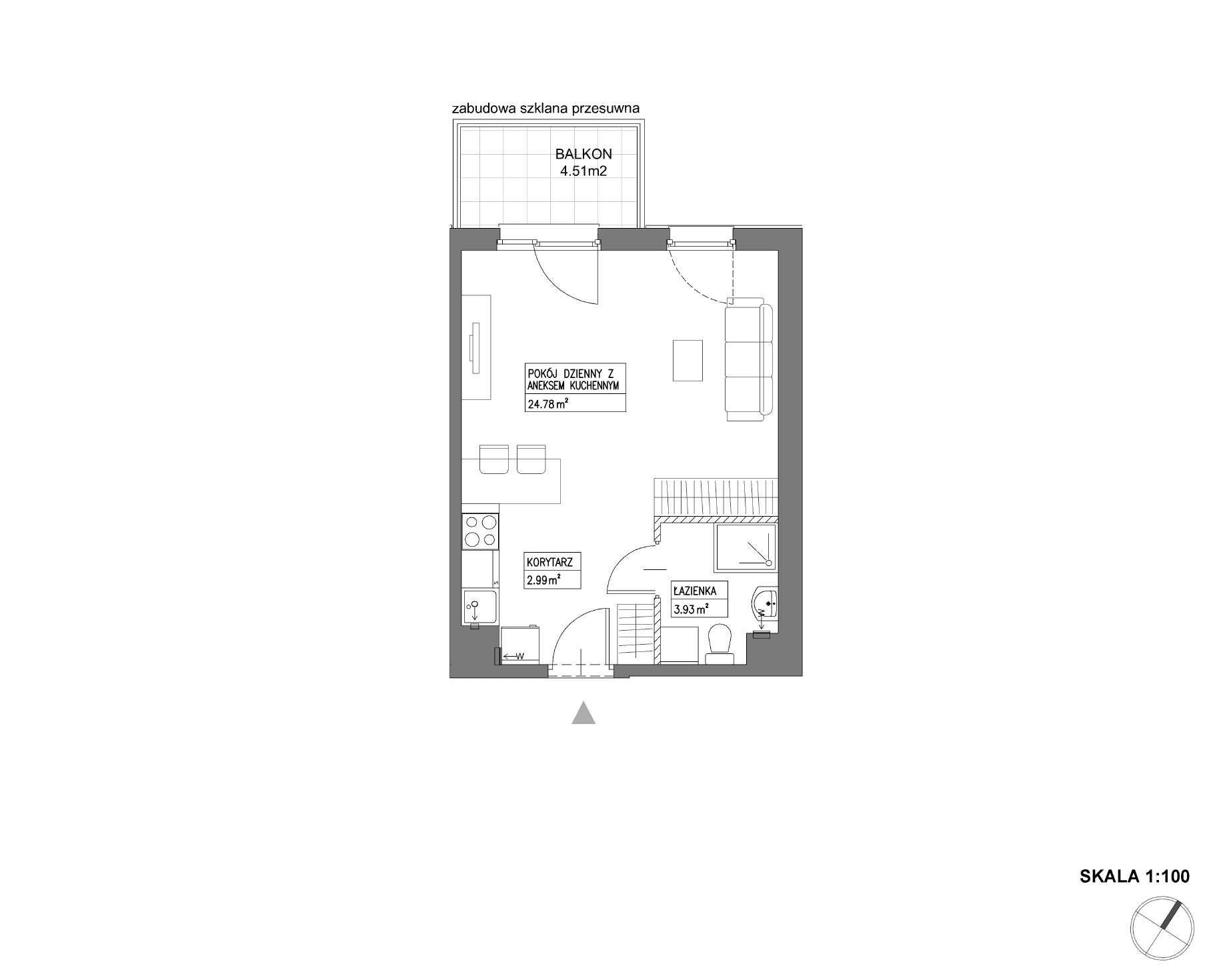 Nowa Wałowa – inwestycja Robyg - lokal I1.5M14
