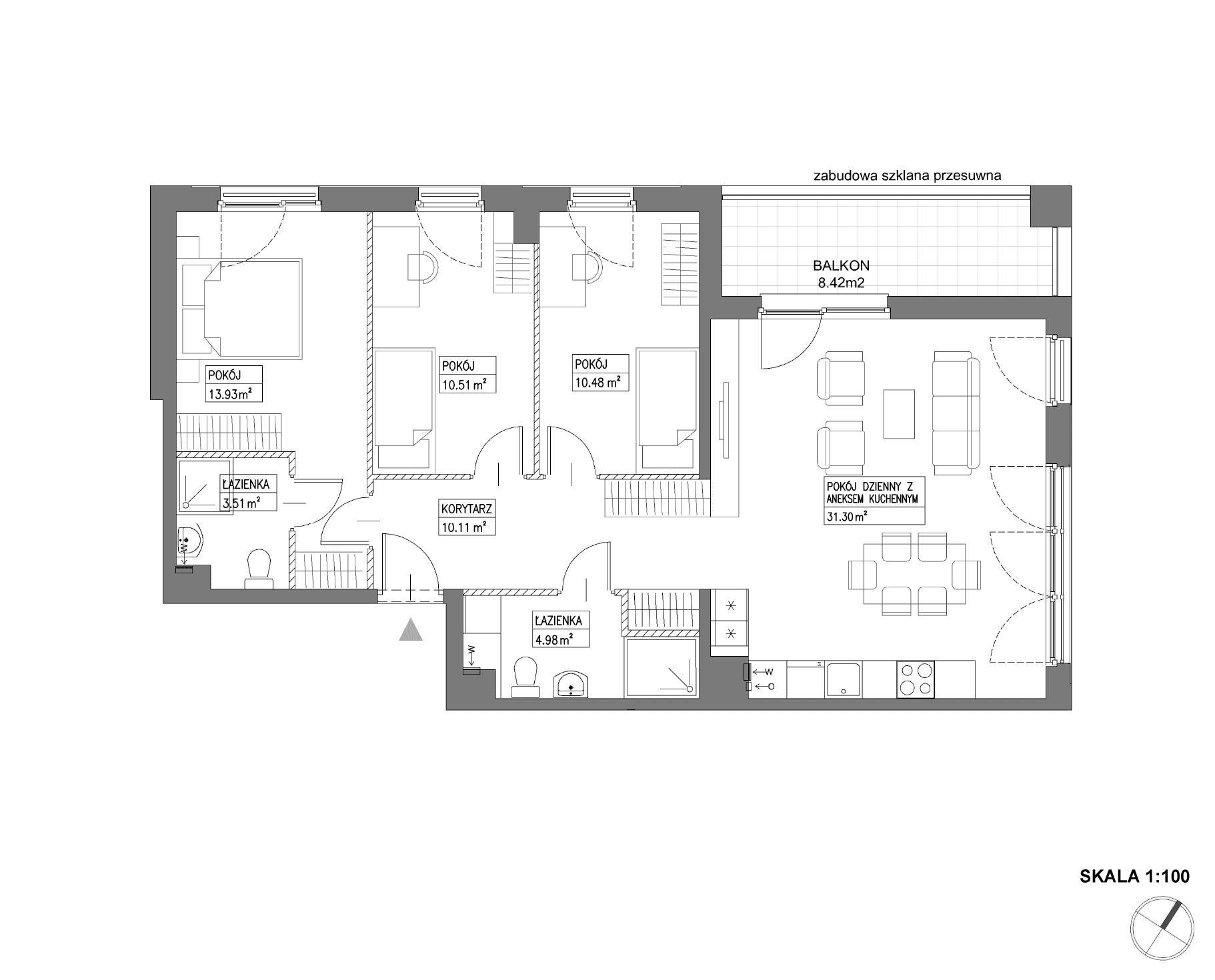 Nowa Wałowa – inwestycja Robyg - lokal I1.5M23