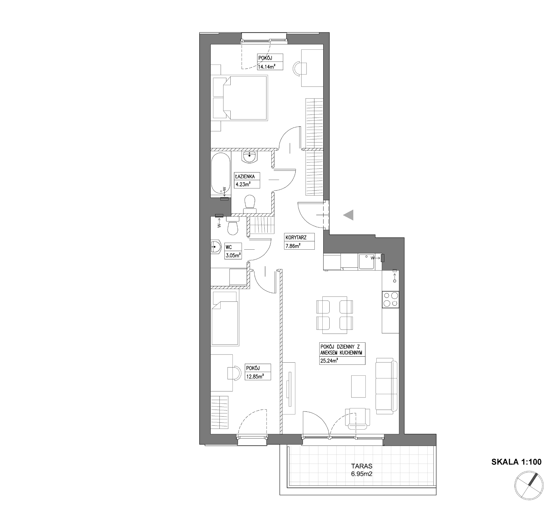 Nowa Wałowa – inwestycja Robyg - lokal I1.6M18