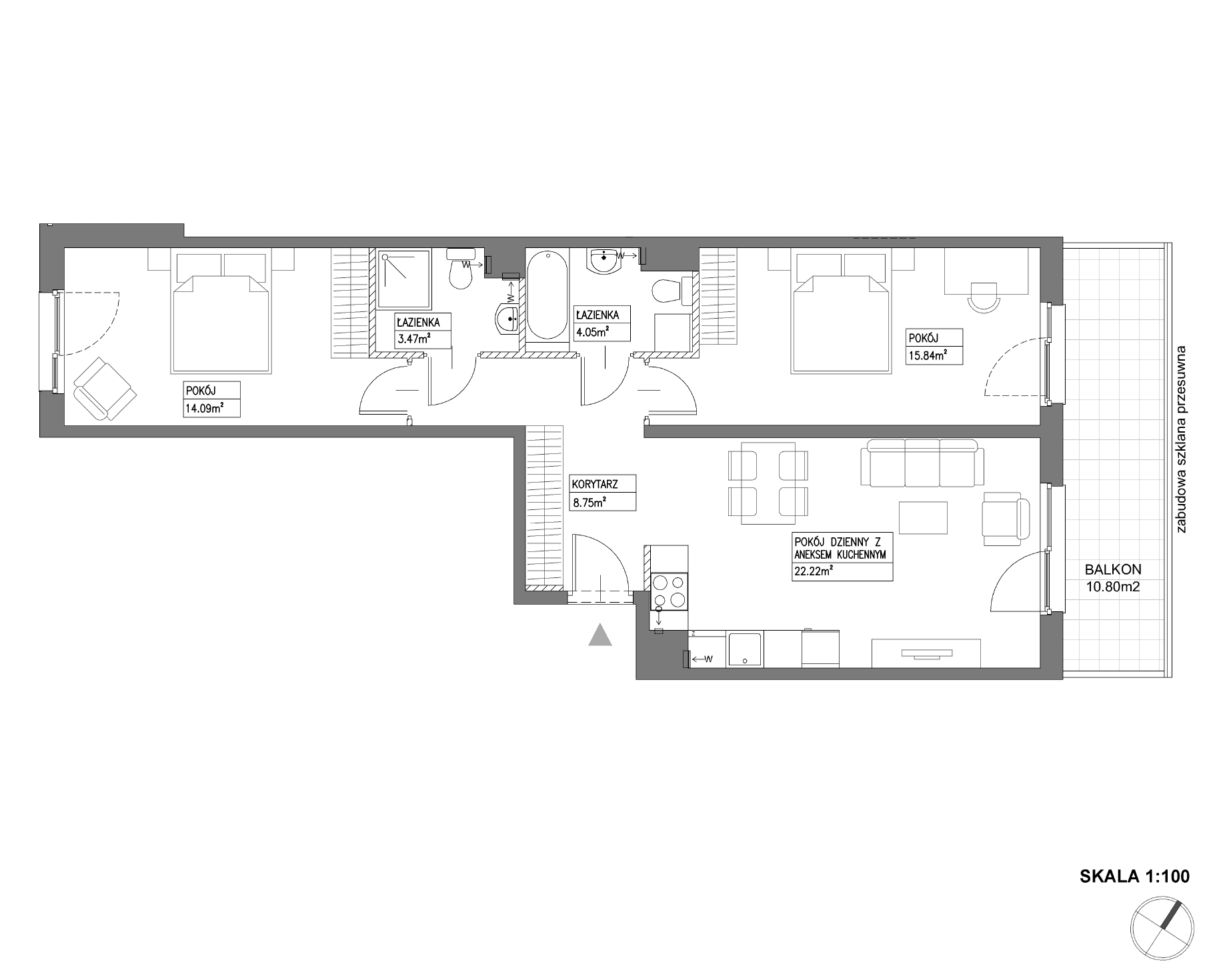 Nowa Wałowa – inwestycja Robyg - lokal I1.6M21