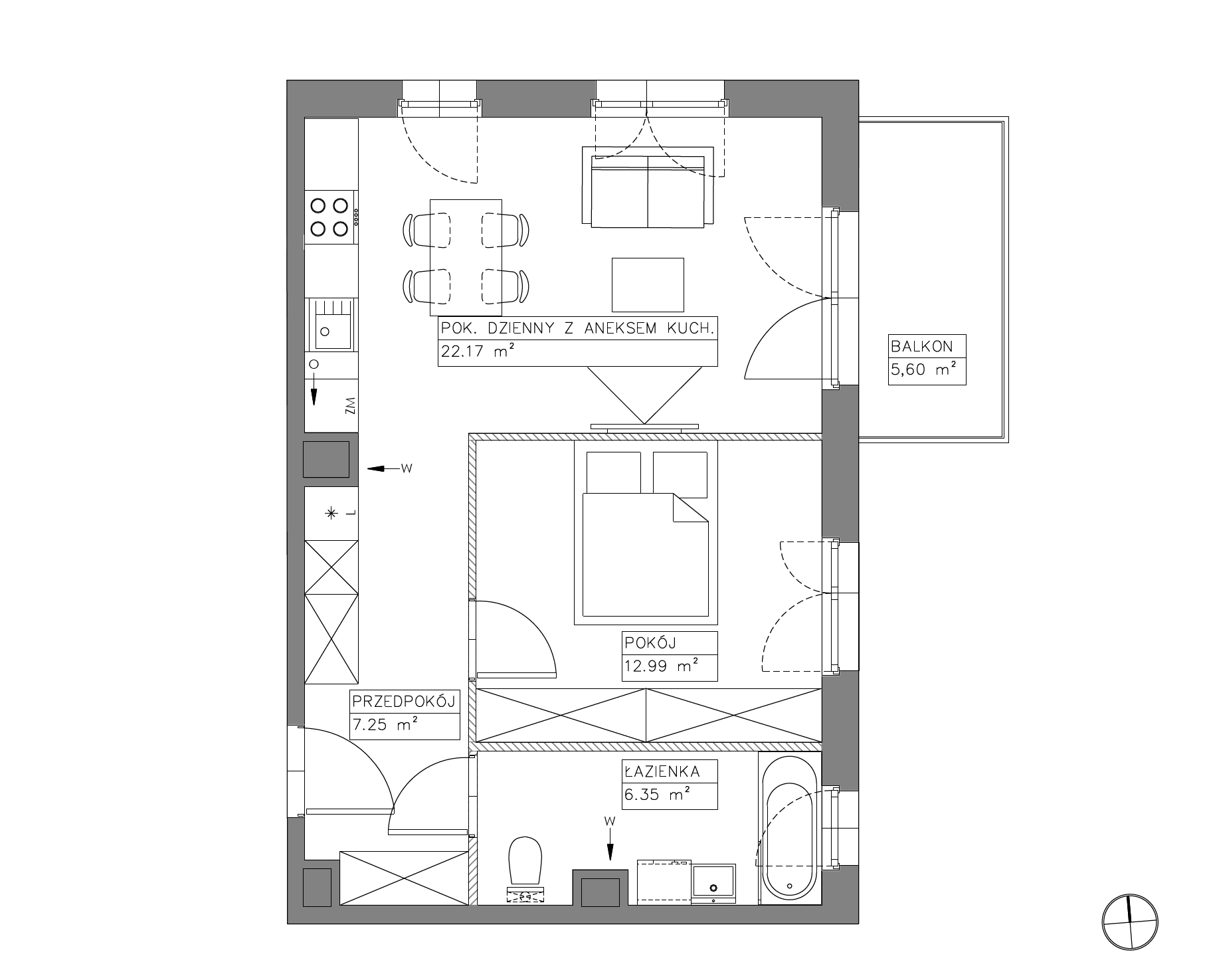 Villa Viva – inwestycja Robyg - lokal VV/H/1/1, budynek H