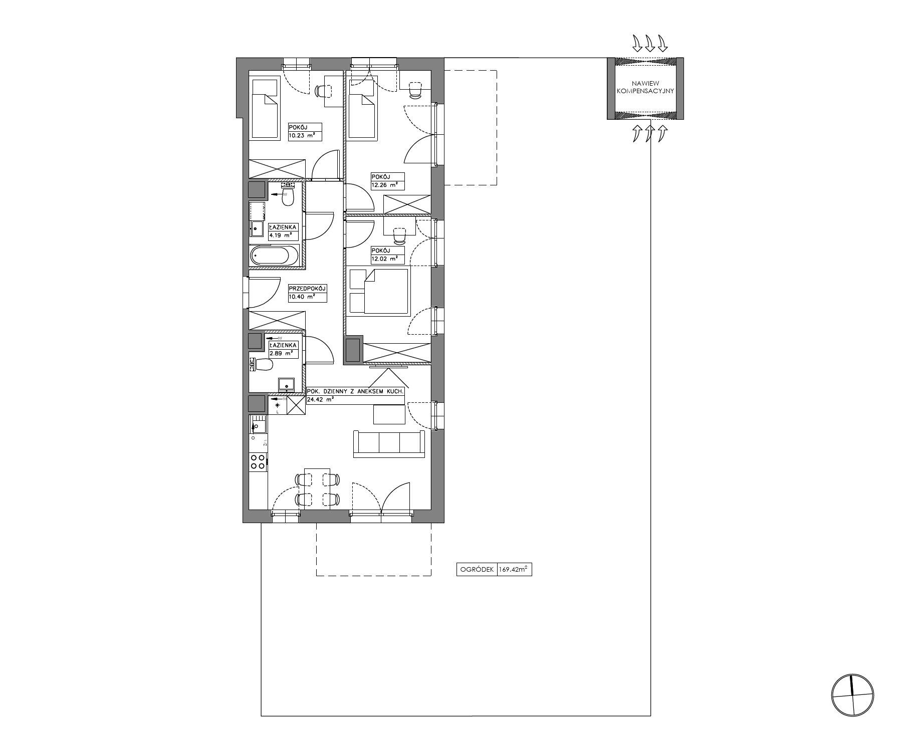 Villa Viva – inwestycja Robyg - lokal VV/A/0/1, budynek A