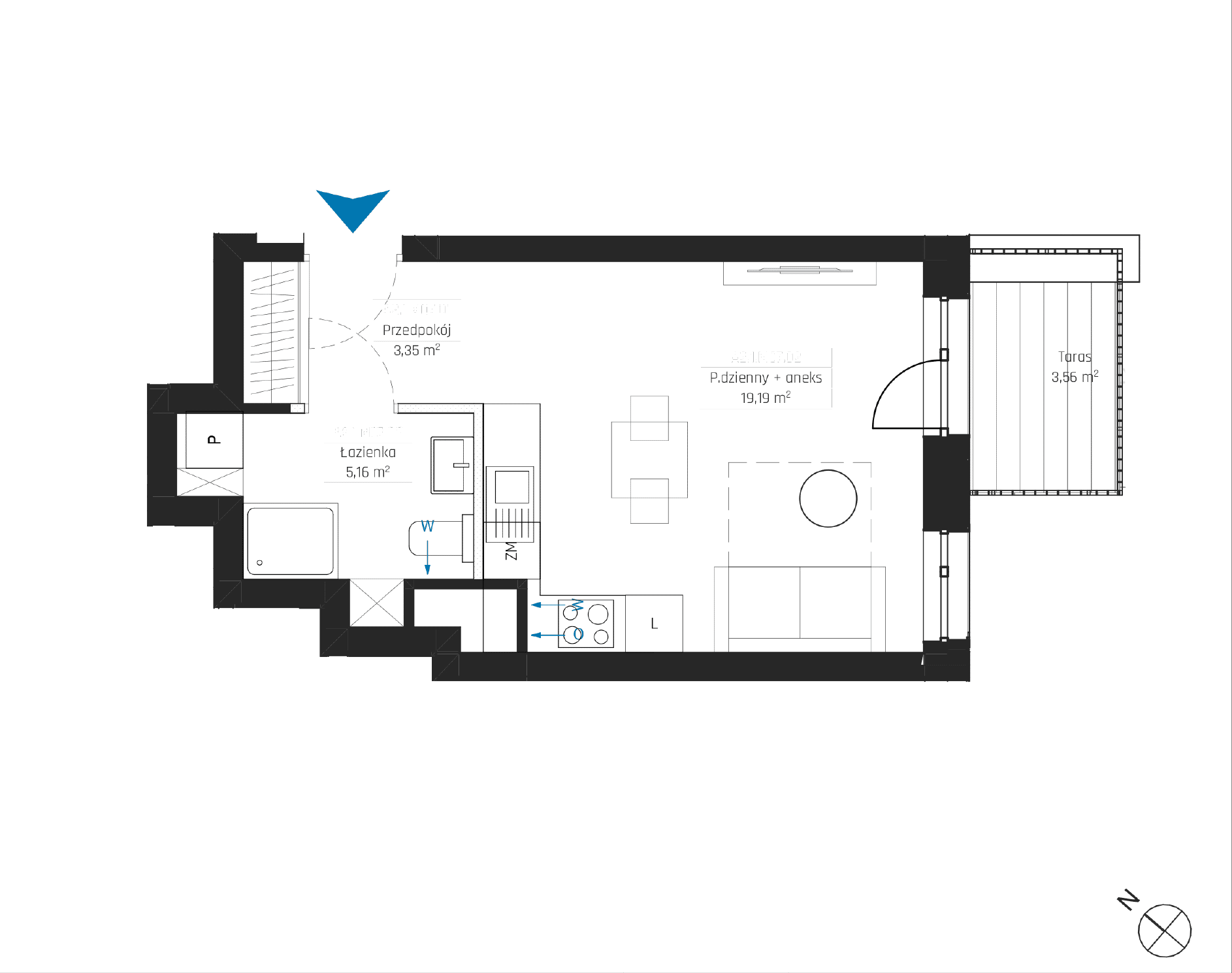 SkyPoint – inwestycja Robyg - lokal A2.1M07