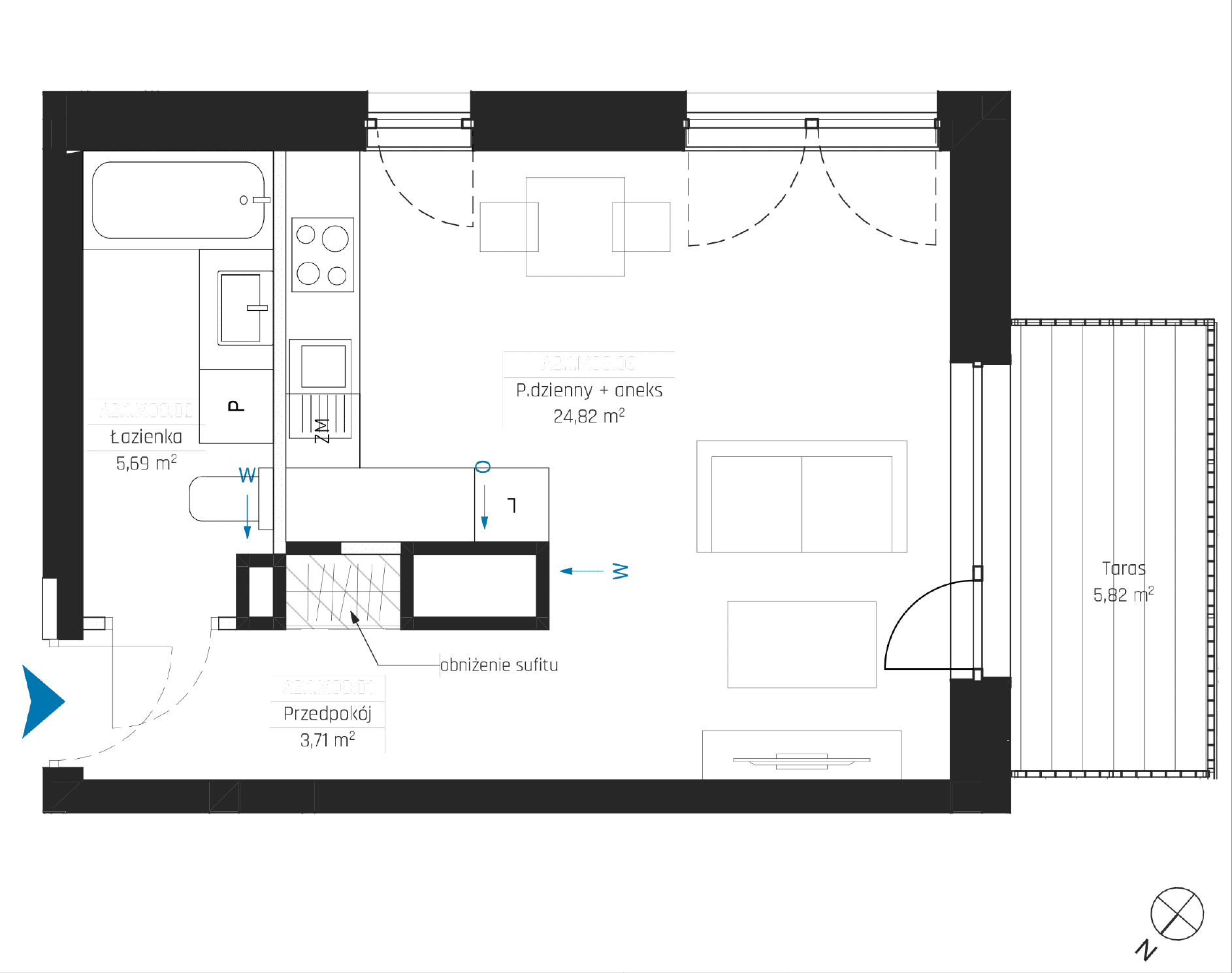 SkyPoint – inwestycja Robyg - lokal A2.1M08