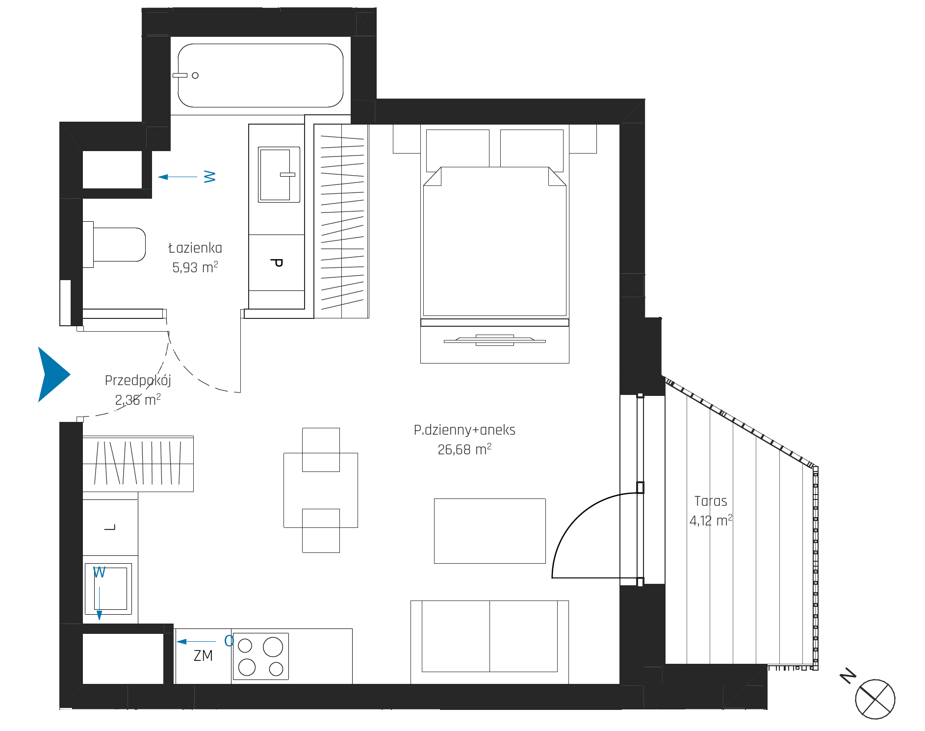 SkyPoint – inwestycja Robyg - lokal A2.1M10