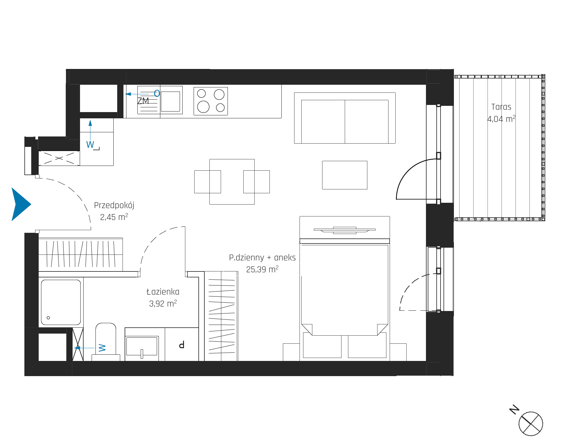 SkyPoint – inwestycja Robyg - lokal A2.1M12