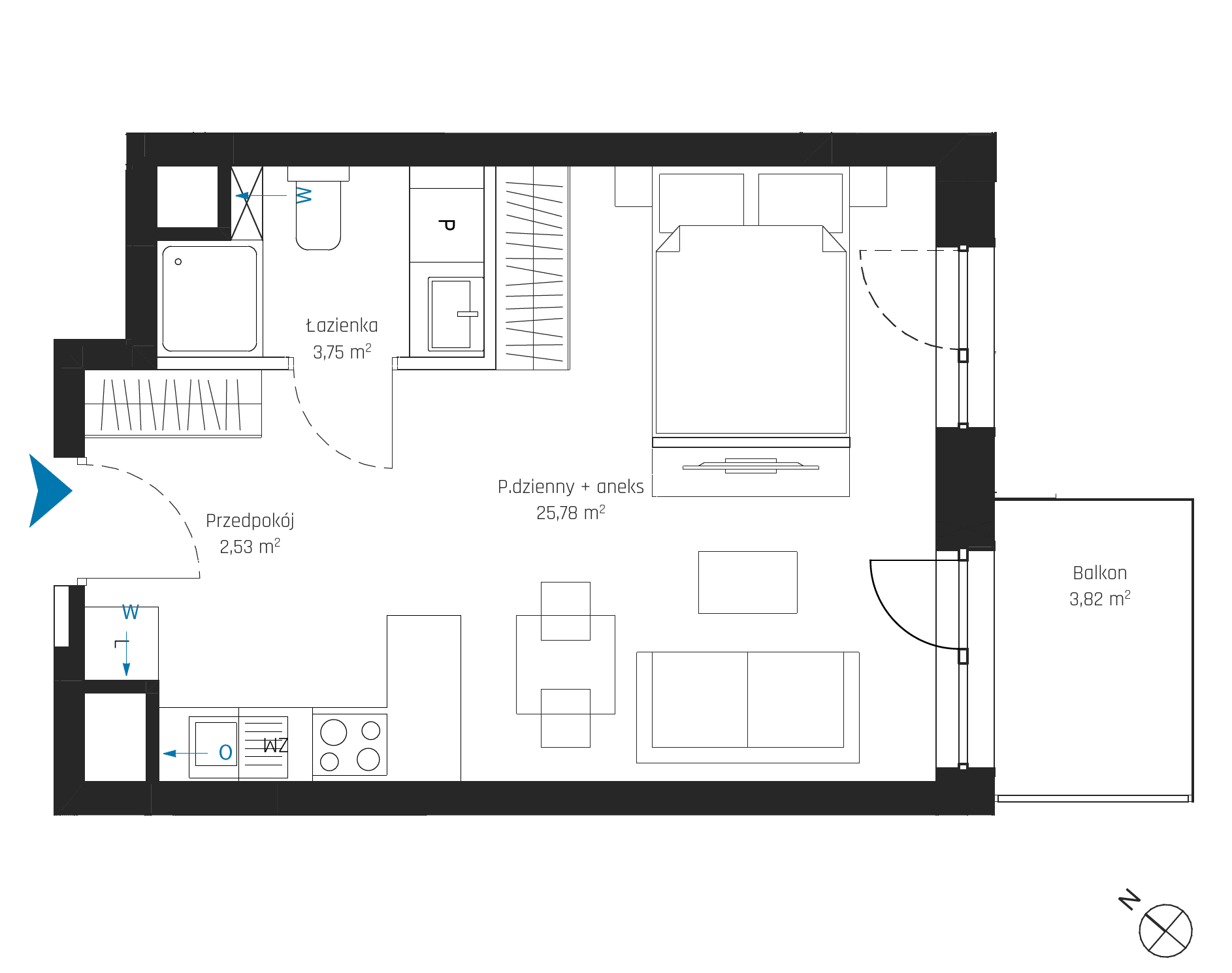 SkyPoint – inwestycja Robyg - lokal A2.2M11
