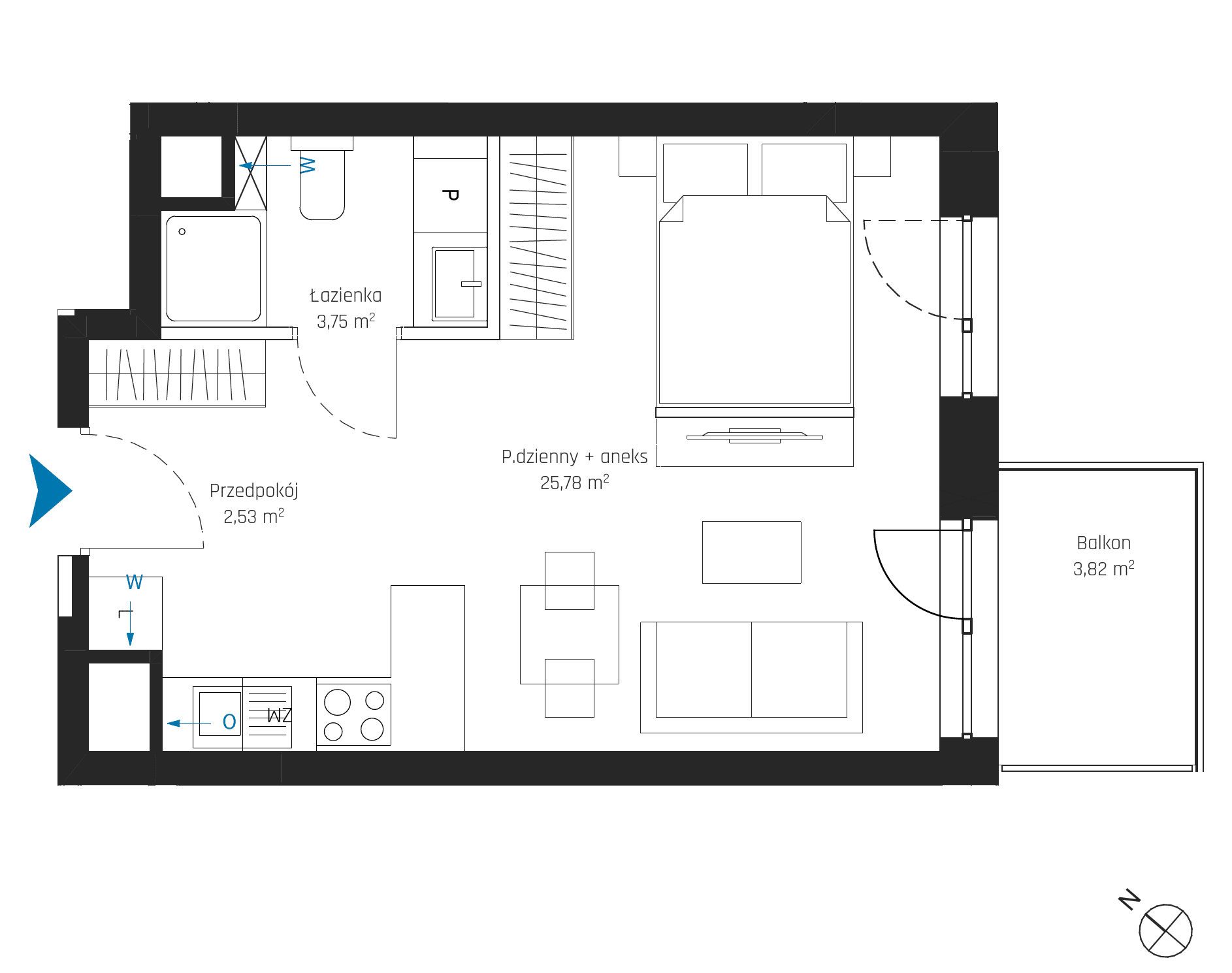 SkyPoint – inwestycja Robyg - lokal A2.3M11