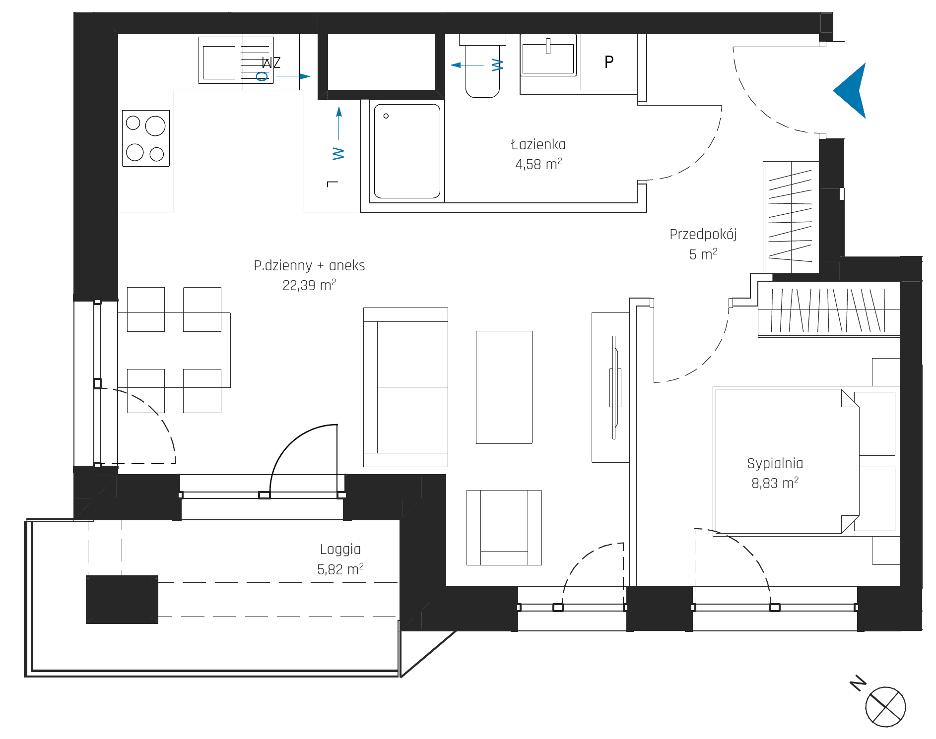SkyPoint – inwestycja Robyg - lokal A1.4M10