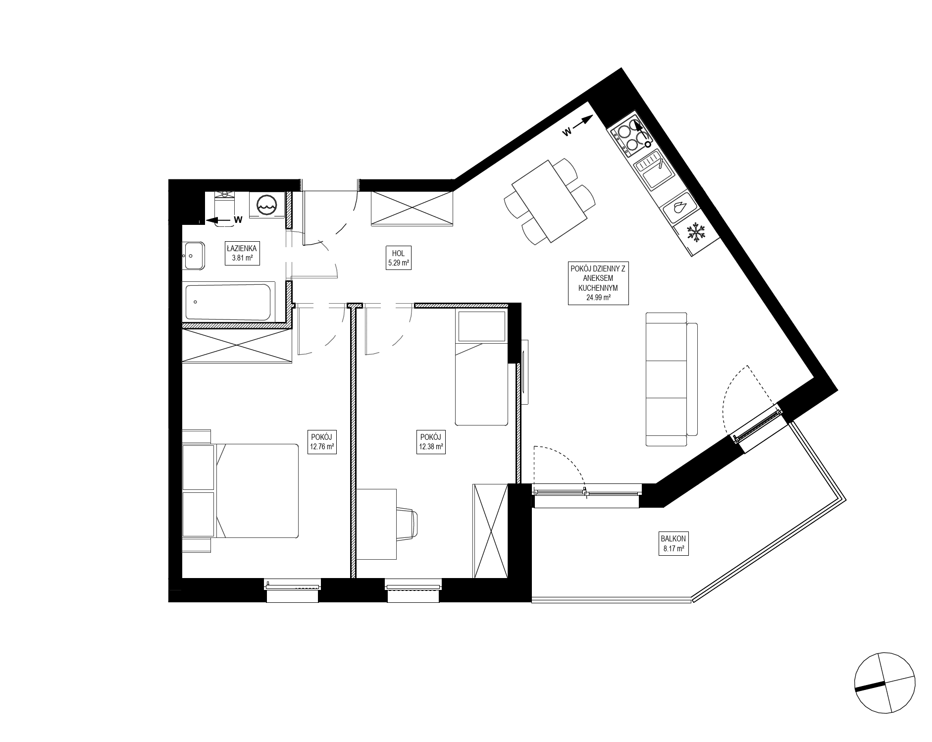 Osiedle Kameralne – inwestycja Robyg - lokal OK3/B/4/2, budynek B