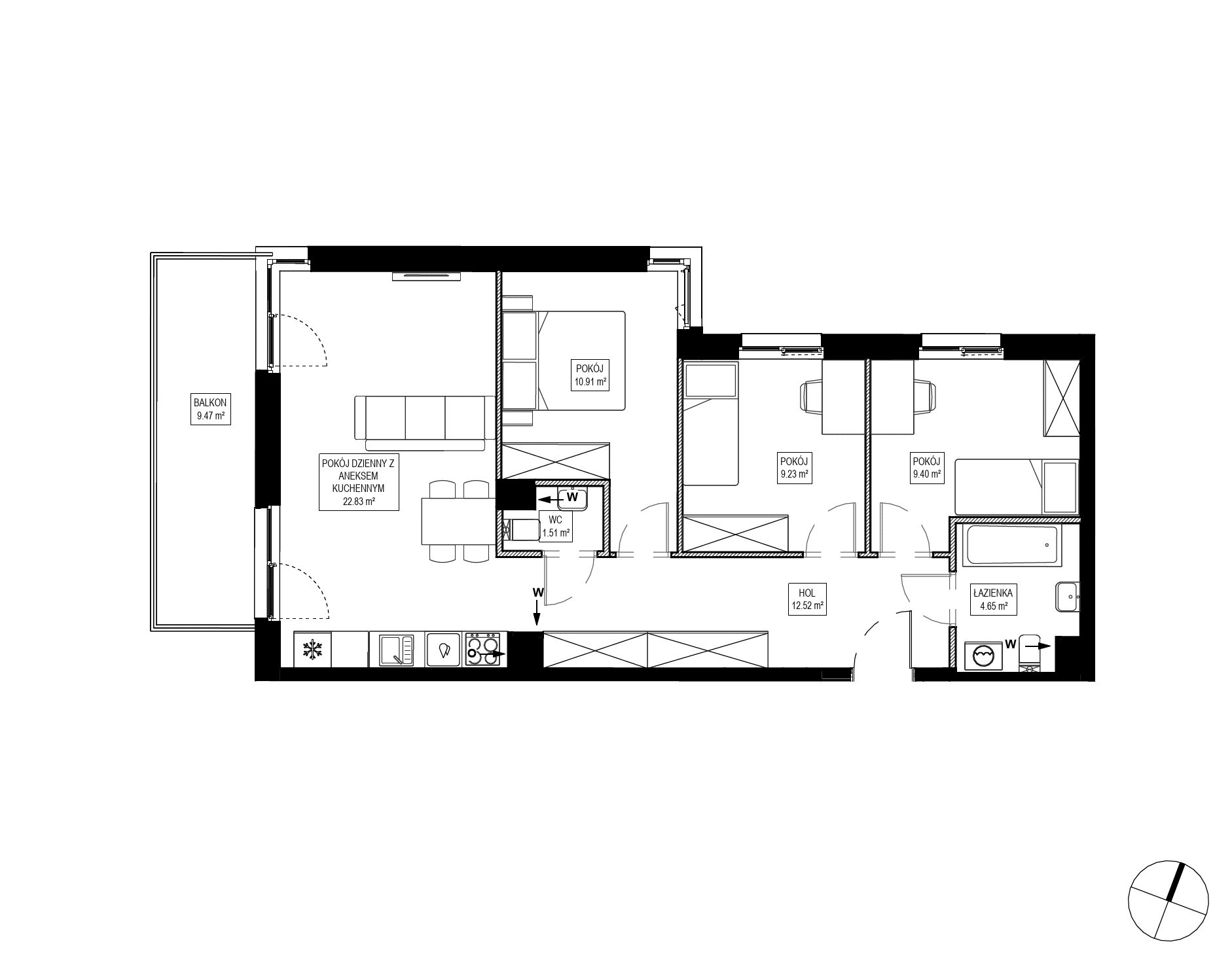 Osiedle Kameralne – inwestycja Robyg - lokal OK3/C/1/6, budynek C
