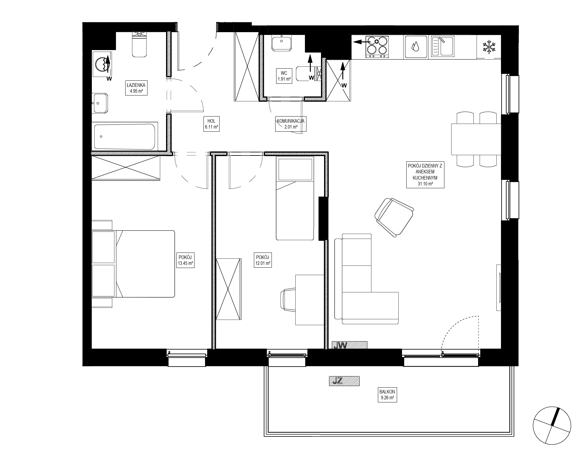 Osiedle Kameralne – inwestycja Robyg - lokal OK3/D/2/2, budynek D