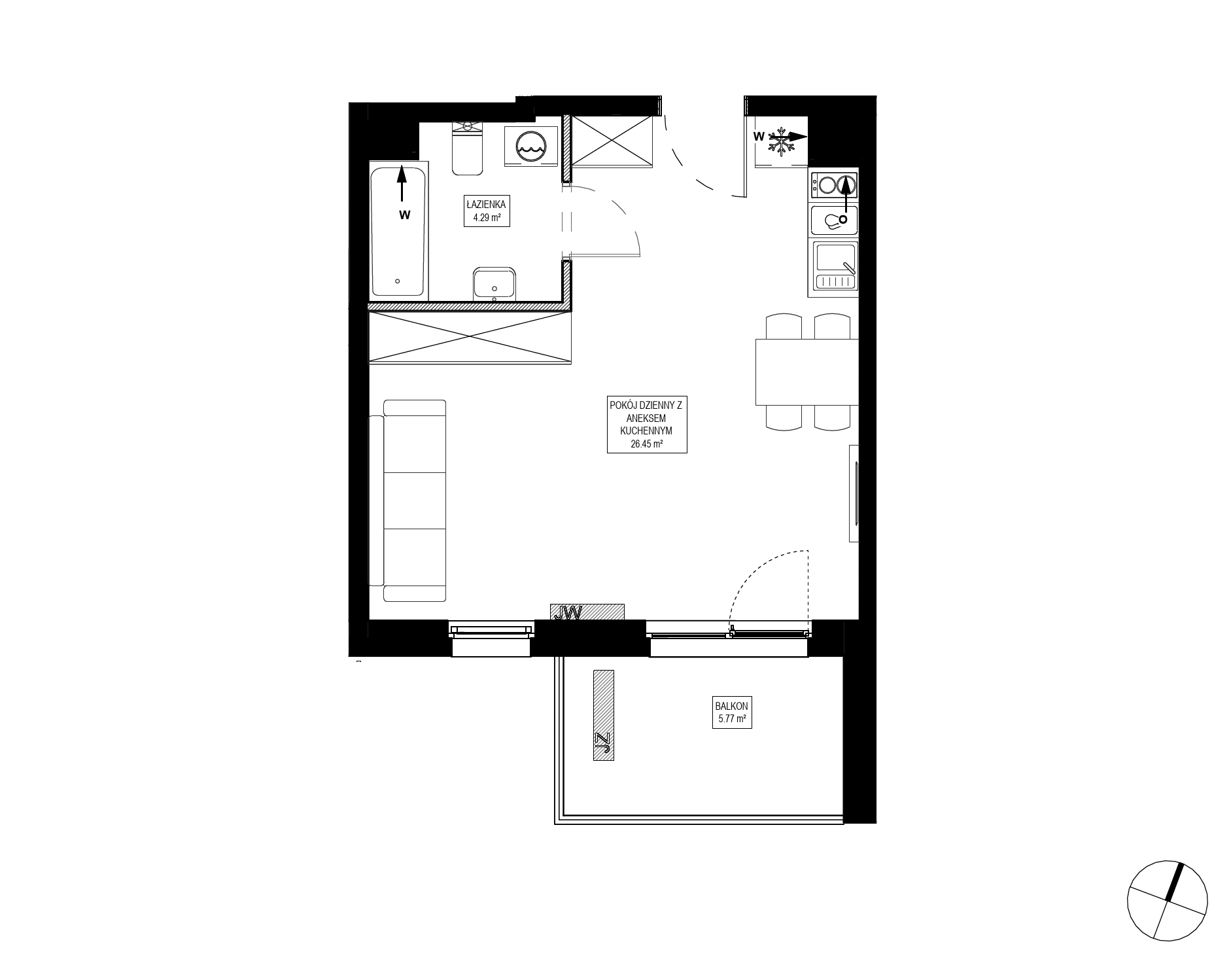 Osiedle Kameralne – inwestycja Robyg - lokal OK3/D/2/3, budynek D