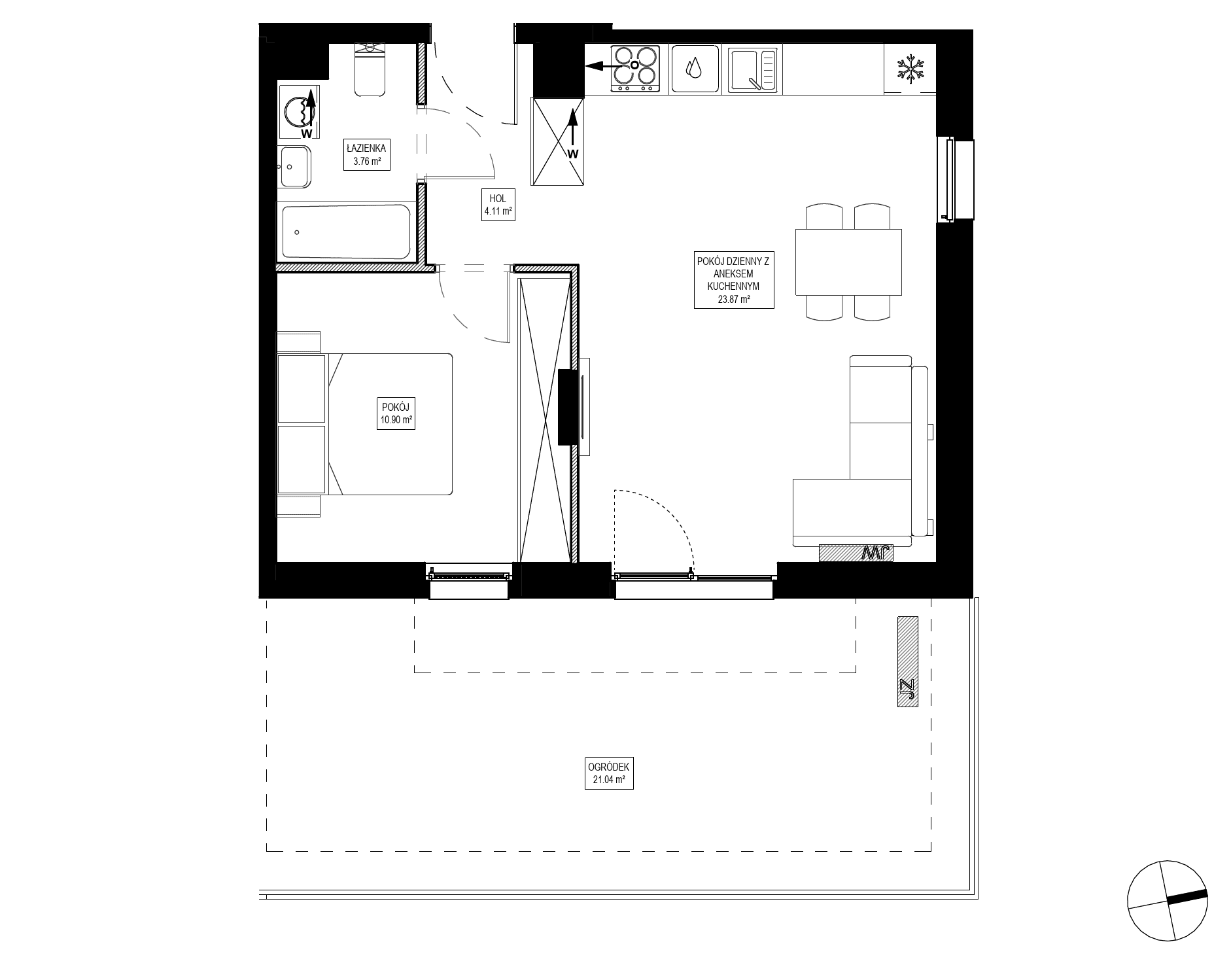 Osiedle Kameralne – inwestycja Robyg - lokal OK5/F/0/4, budynek F