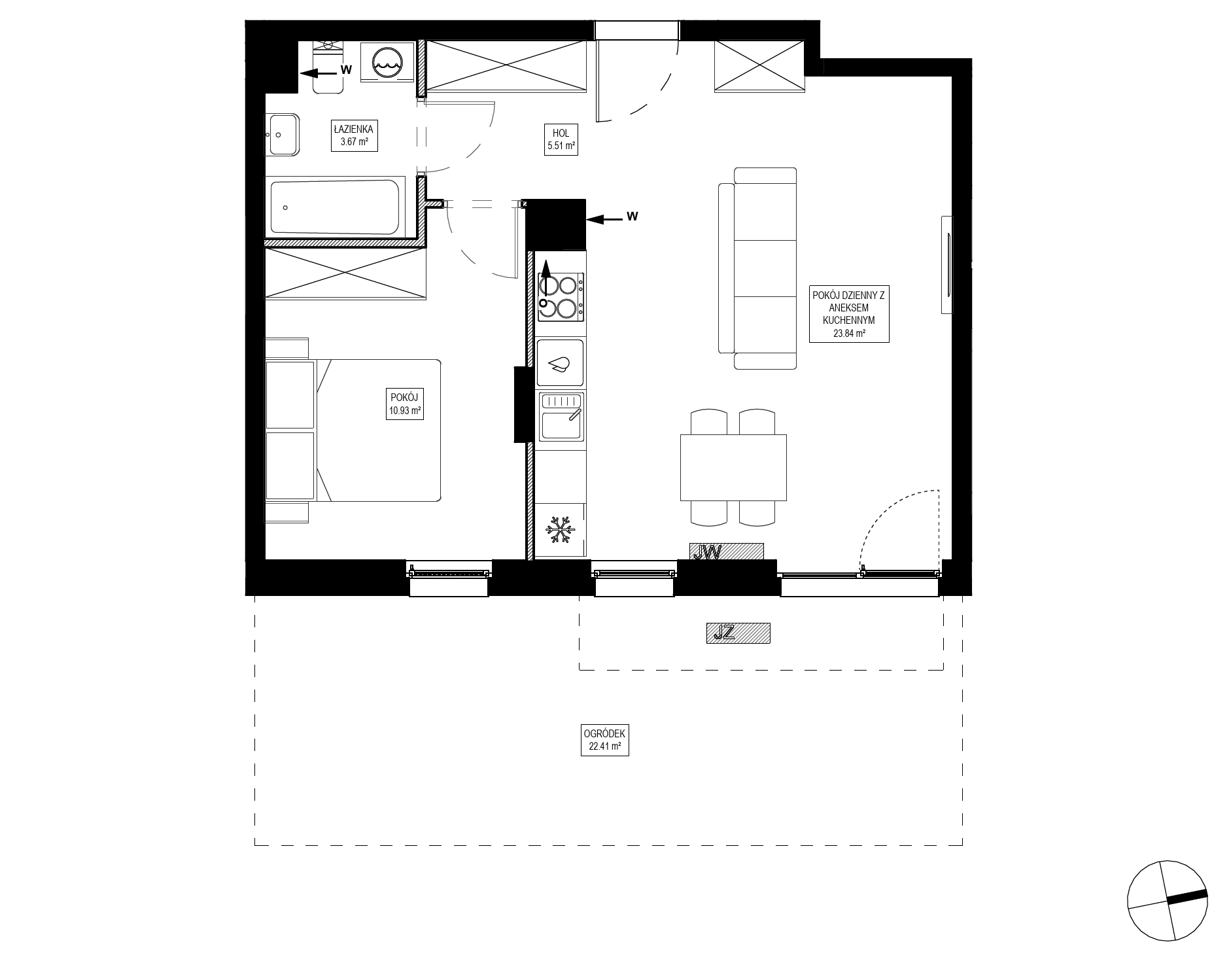 Osiedle Kameralne – inwestycja Robyg - lokal OK5/F/0/5, budynek F