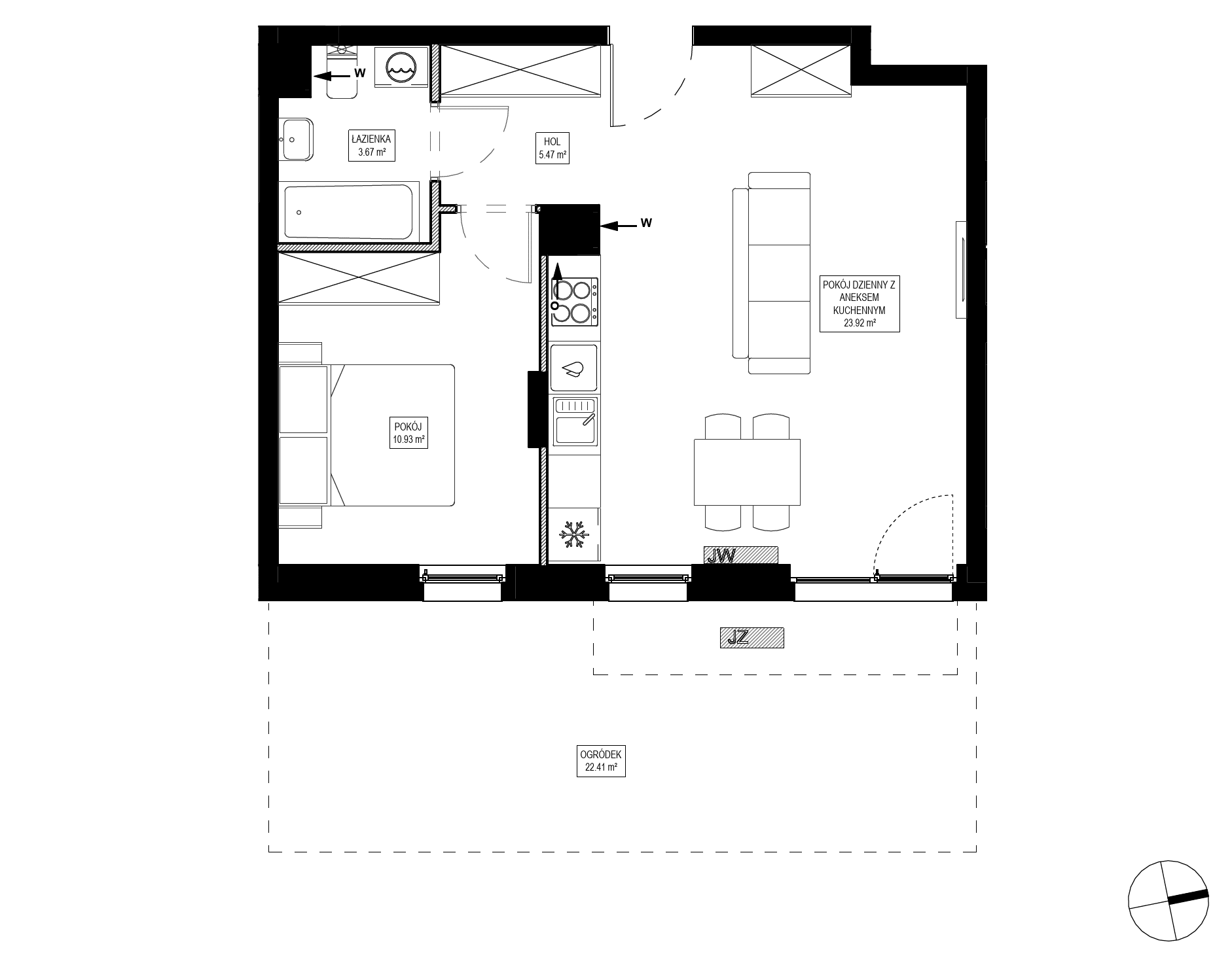 Osiedle Kameralne – inwestycja Robyg - lokal OK5/F/0/6, budynek F