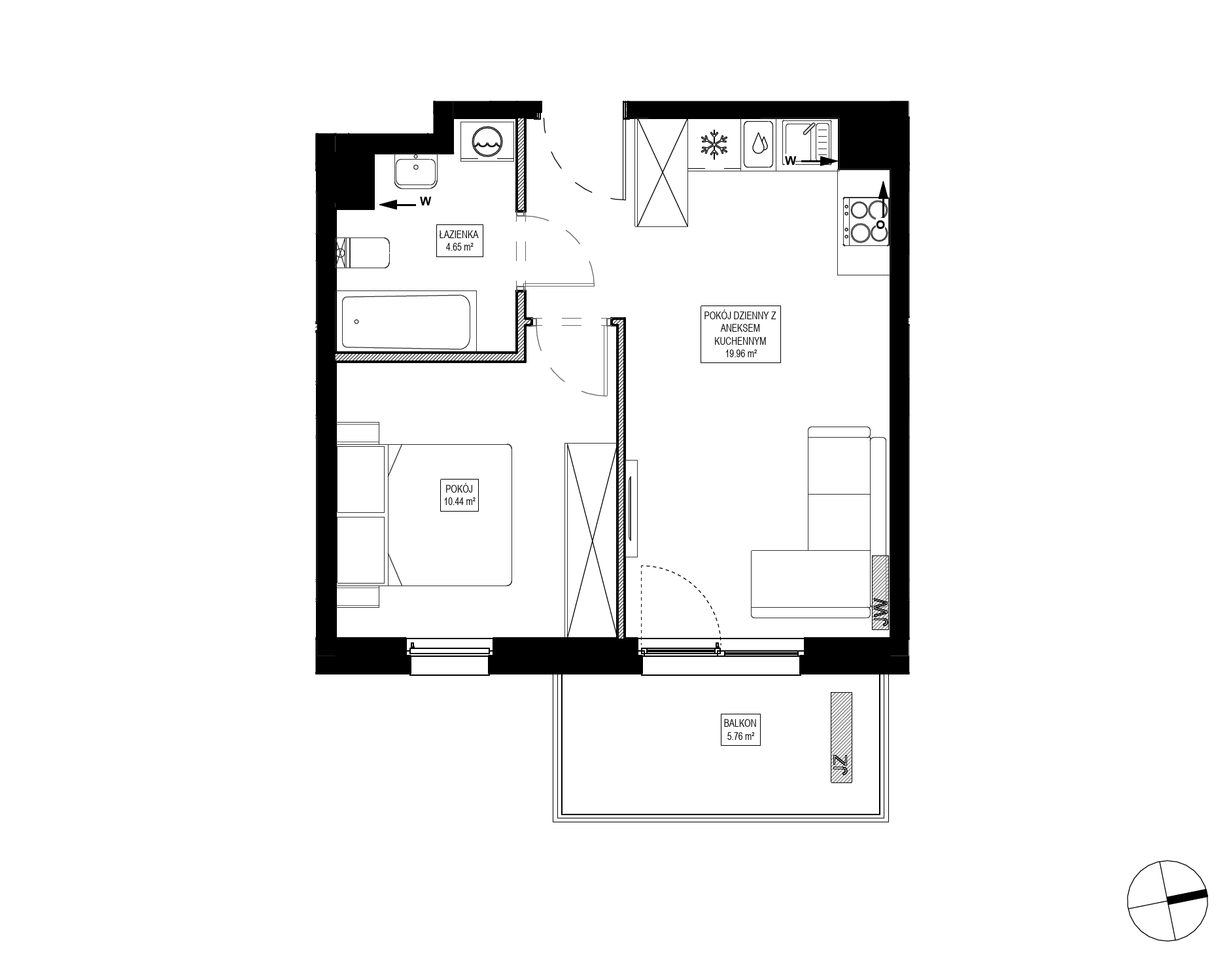 Osiedle Kameralne – inwestycja Robyg - lokal OK5/F/1/7, budynek F